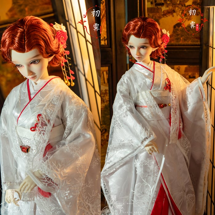 ドール用衣装 着物 花嫁 SD/SD10/MSDサイズ人形用/LTJM | BTGARDEN