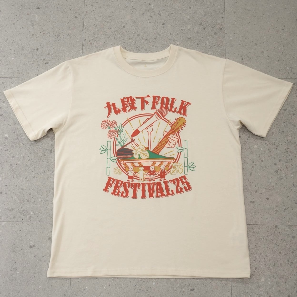Tシャツ＜アイボリー＞【九段下フォーク・フェステイバル'25】 | TOKYO