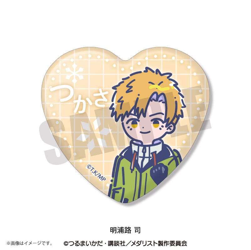 アニメ『メダリスト』 れとぽぷ ハート型缶バッジ BOX 全6種