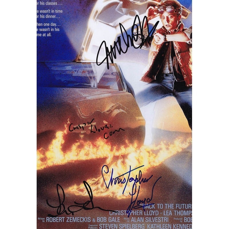 Back to the Future(バック・トゥ・ザ・フューチャー) 【4名直筆サイン