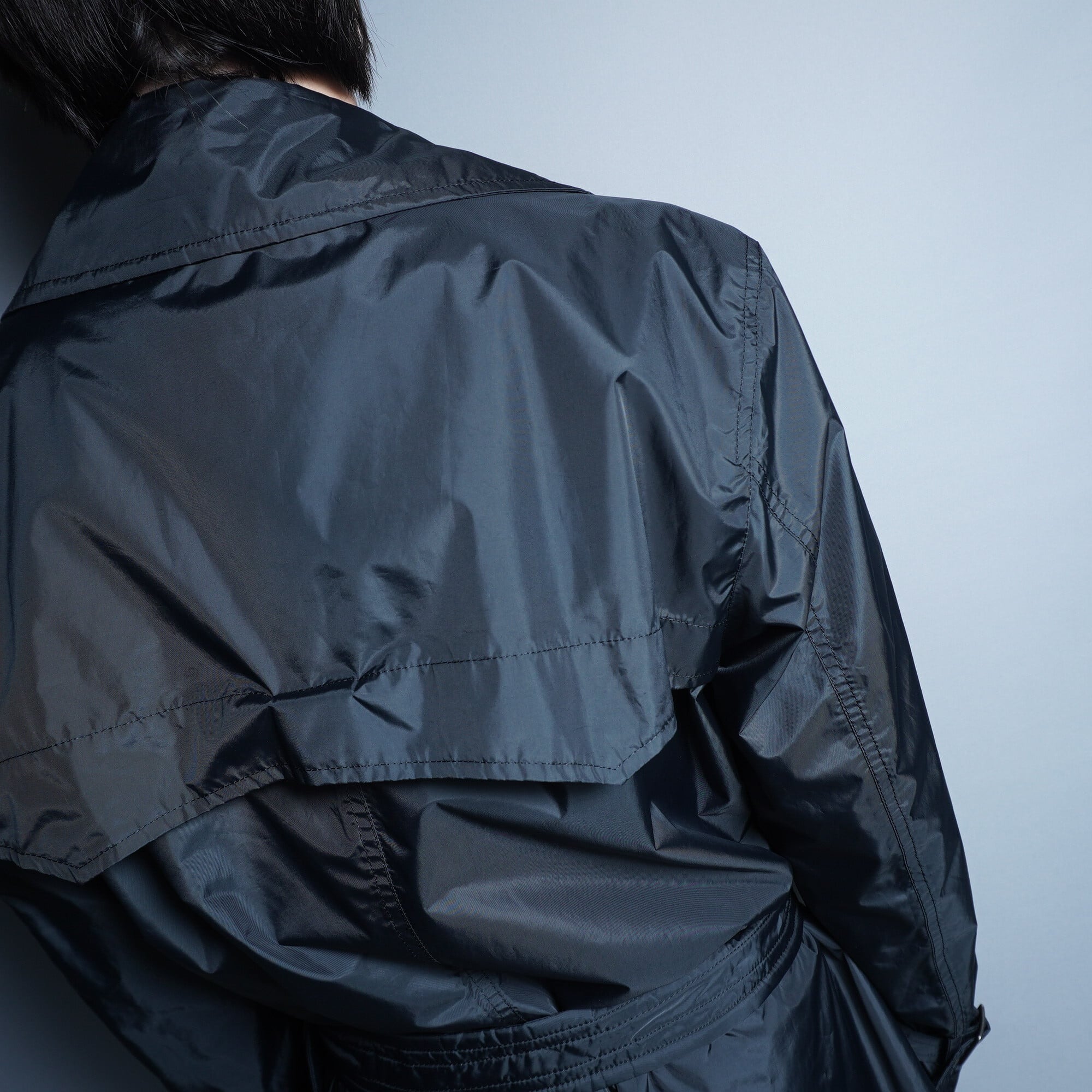 ISSEY MIYAKE】イッセイミヤケ 美品 タグ付 パラシュート ステンカラー