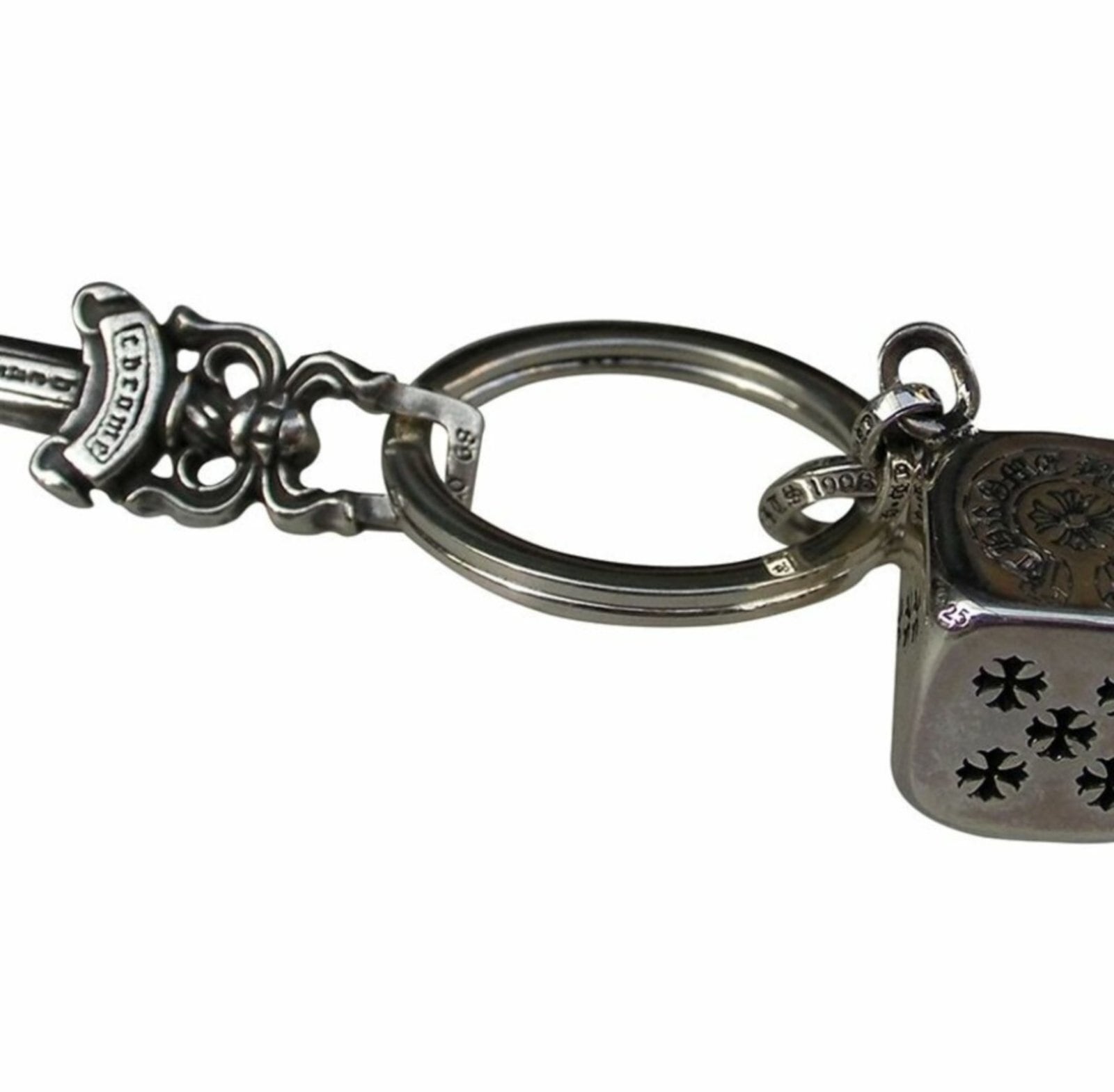 CHROME HEARTS クロムハーツ サイコロ ダガー キーリング | chromehearts