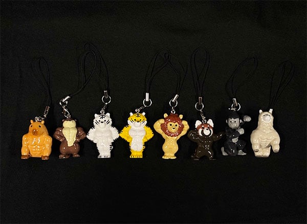 しあがってるストラップ アニマル | 野澤作蔵商店 nozawasakuzo_shoten