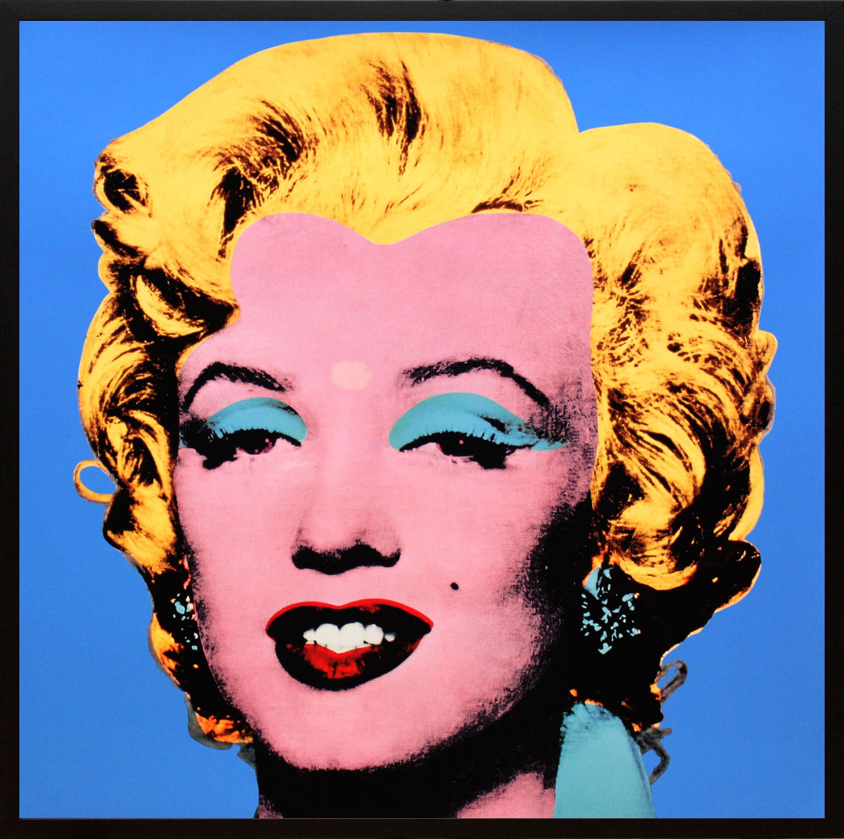 アンディ ウォーホル「マリリン モンロー(ショットブルー)1964」展示用