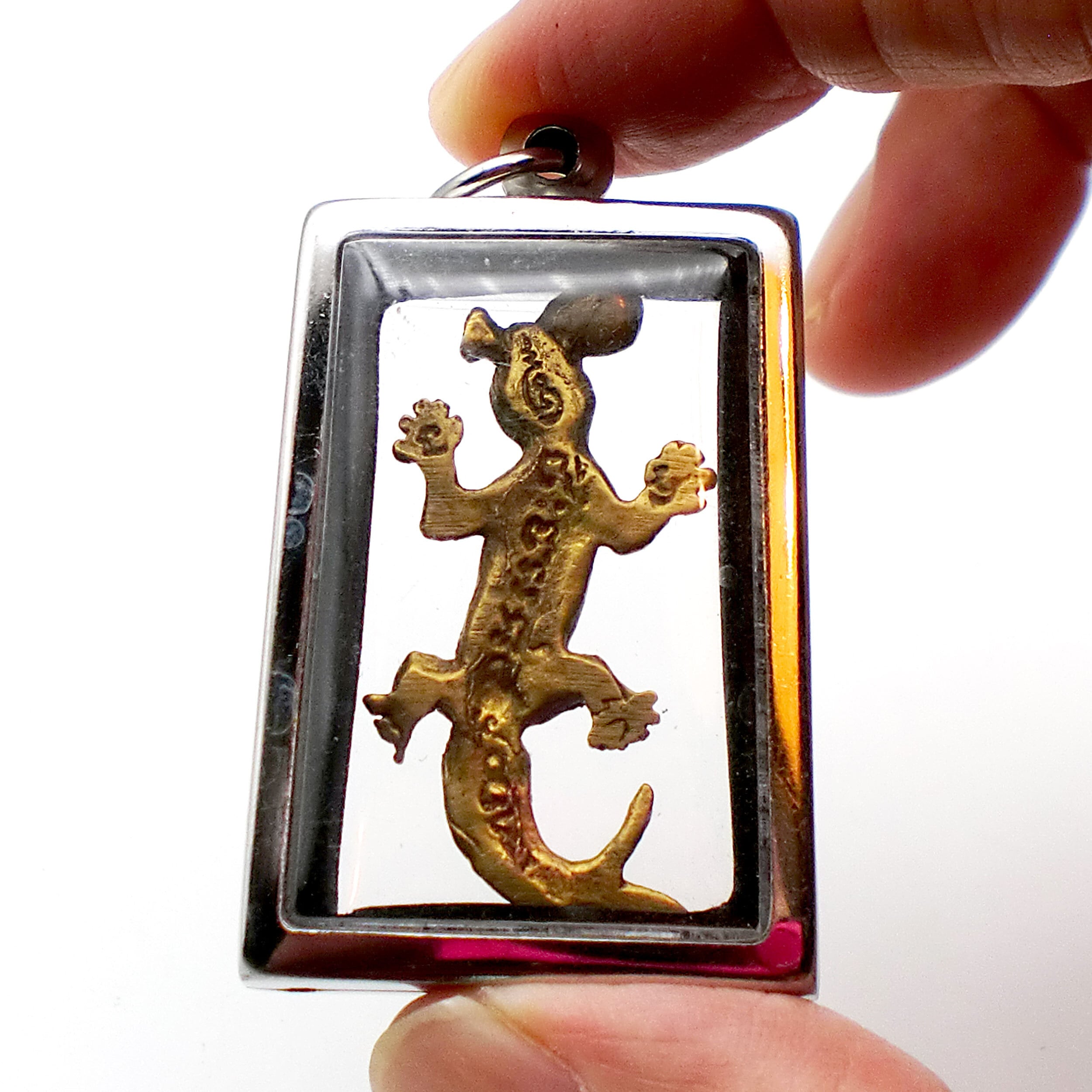 タイ お守り Jing Jok ジン・ジョック 聖なるトカゲ 魔除け 金運