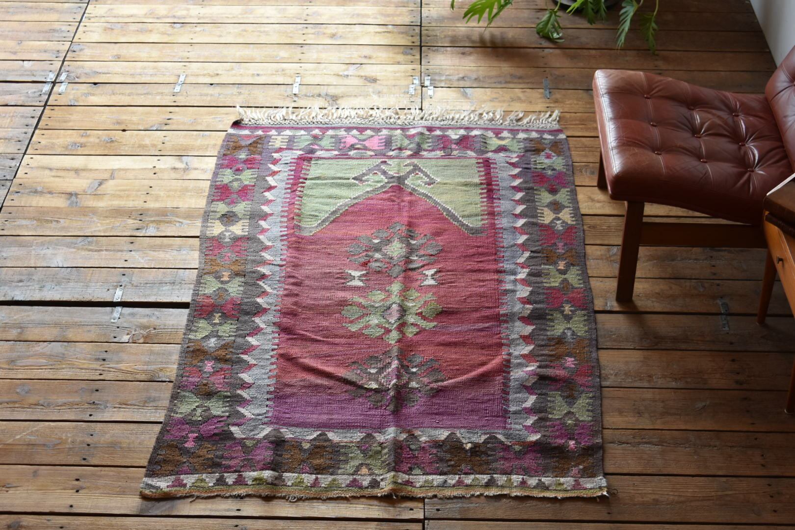 LR05160 vintage old kilim | lool(ロール)山口市にて北欧家具、不動産