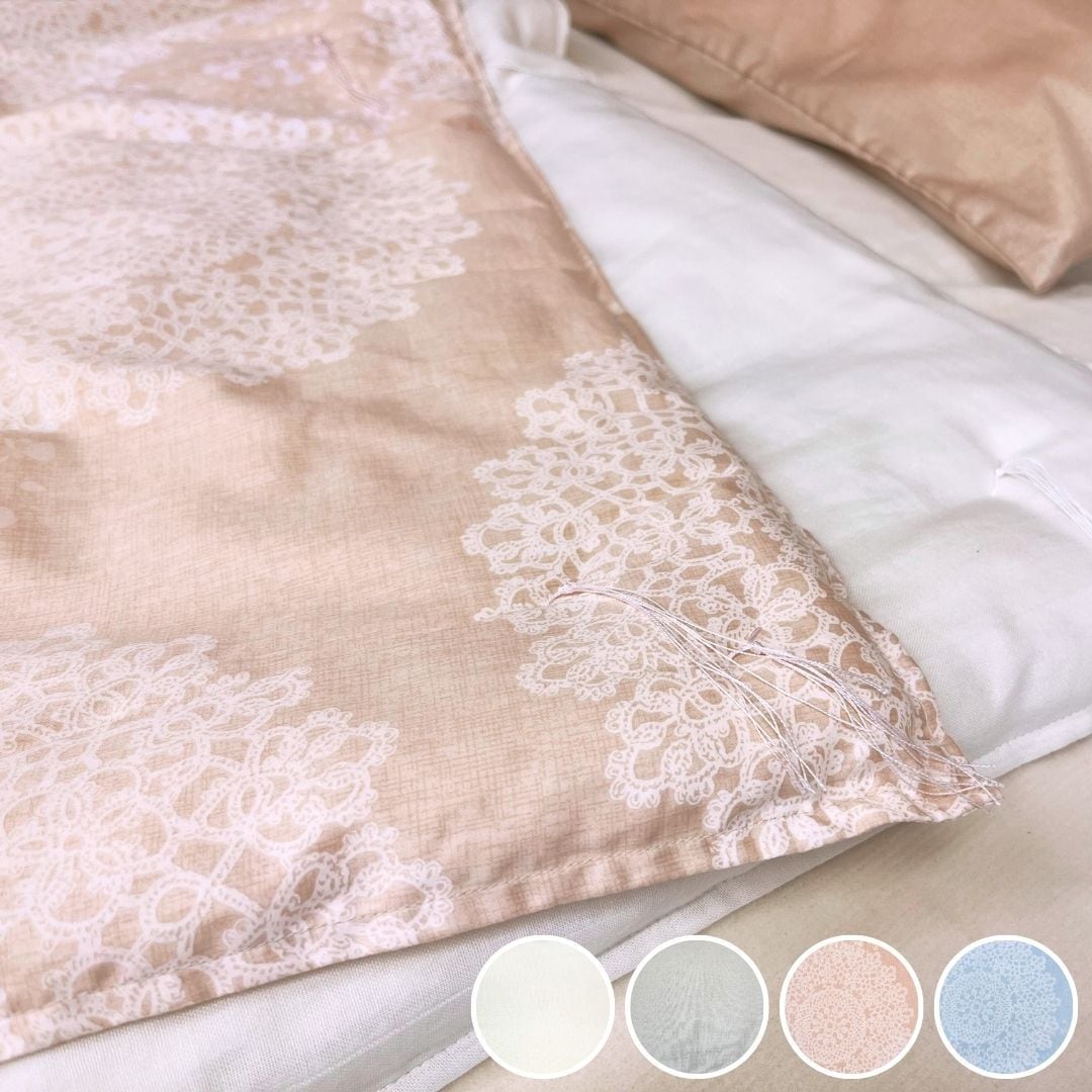 絹(シルク)100%の近江手引き真綿肌ふとん シングル（150×210cm） 0.5