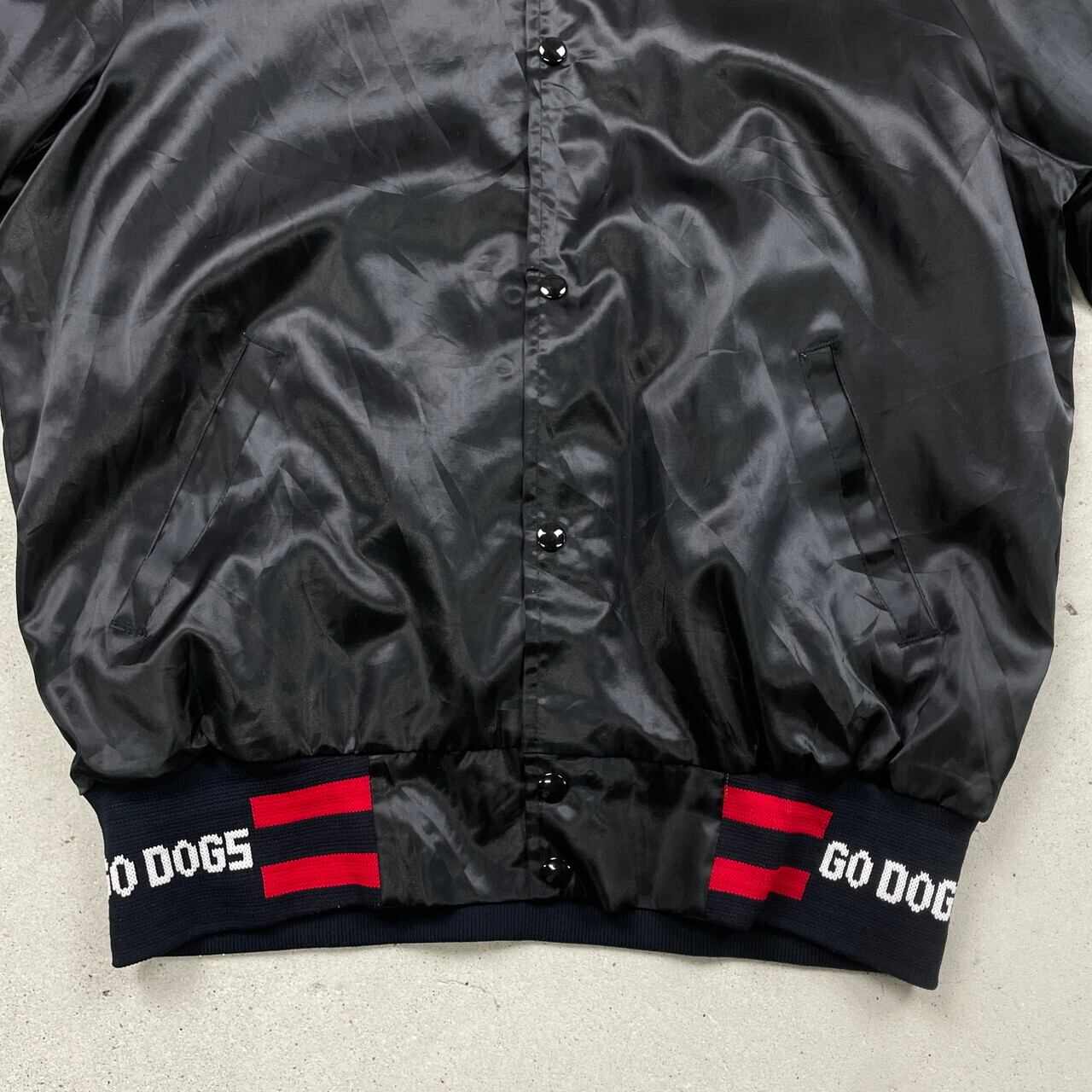 90年代 USA製 WestArk ナイロン サテンスタジャン カレッジチーム