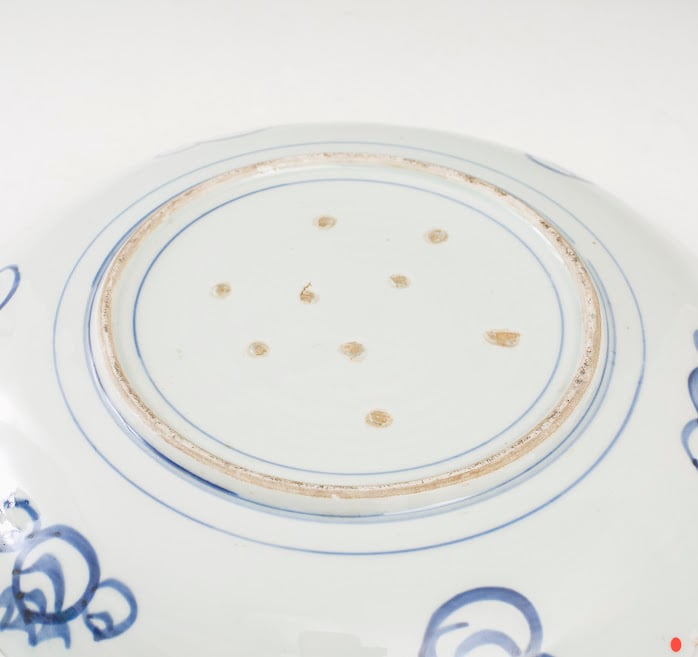 SALE】訳あり キズ アウトレット セール 伊万里 色絵金彩 大皿 約35