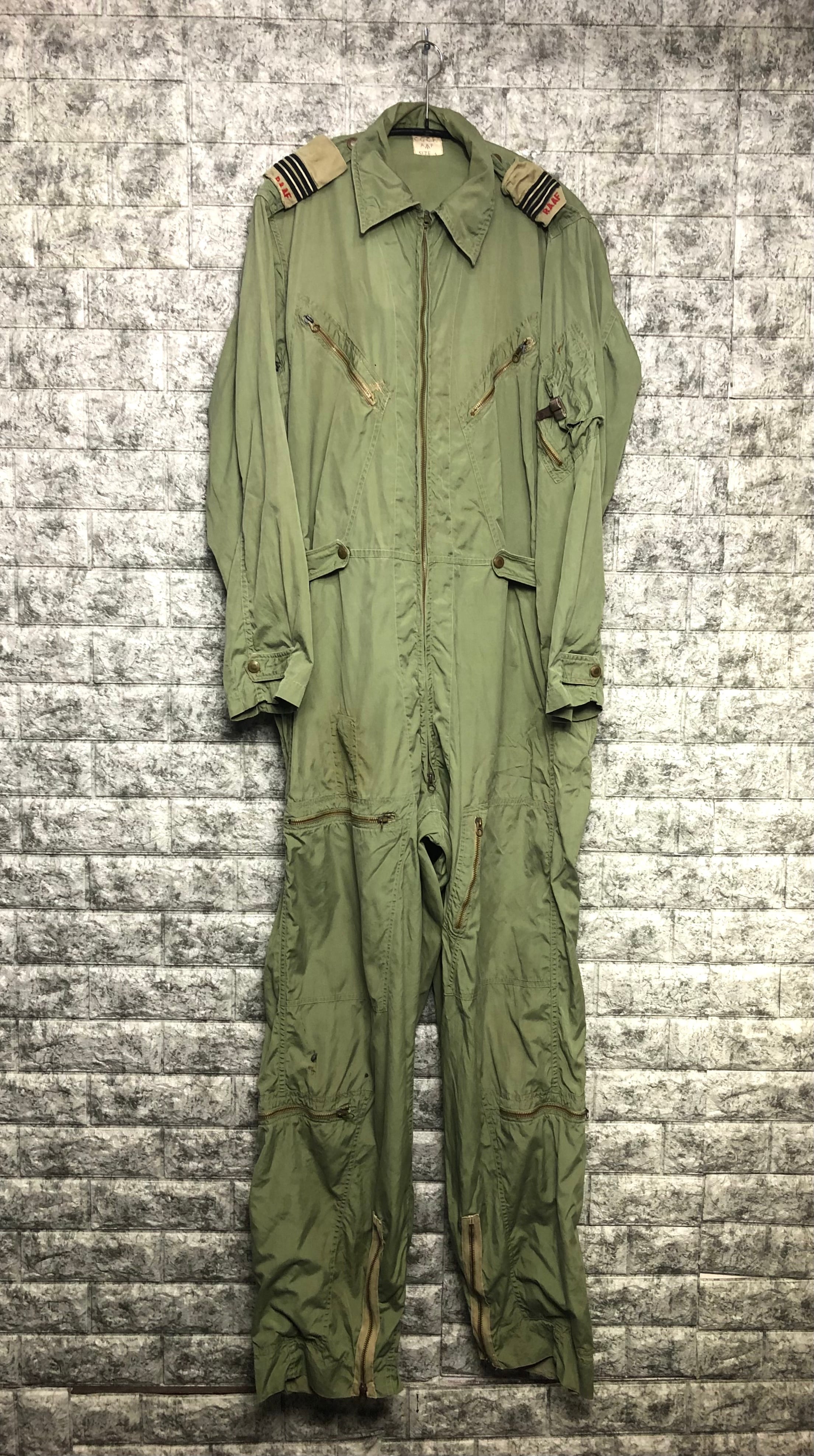 貴重 1950s オーストラリア軍 実物 フライトスーツ ミリタリーツナギ