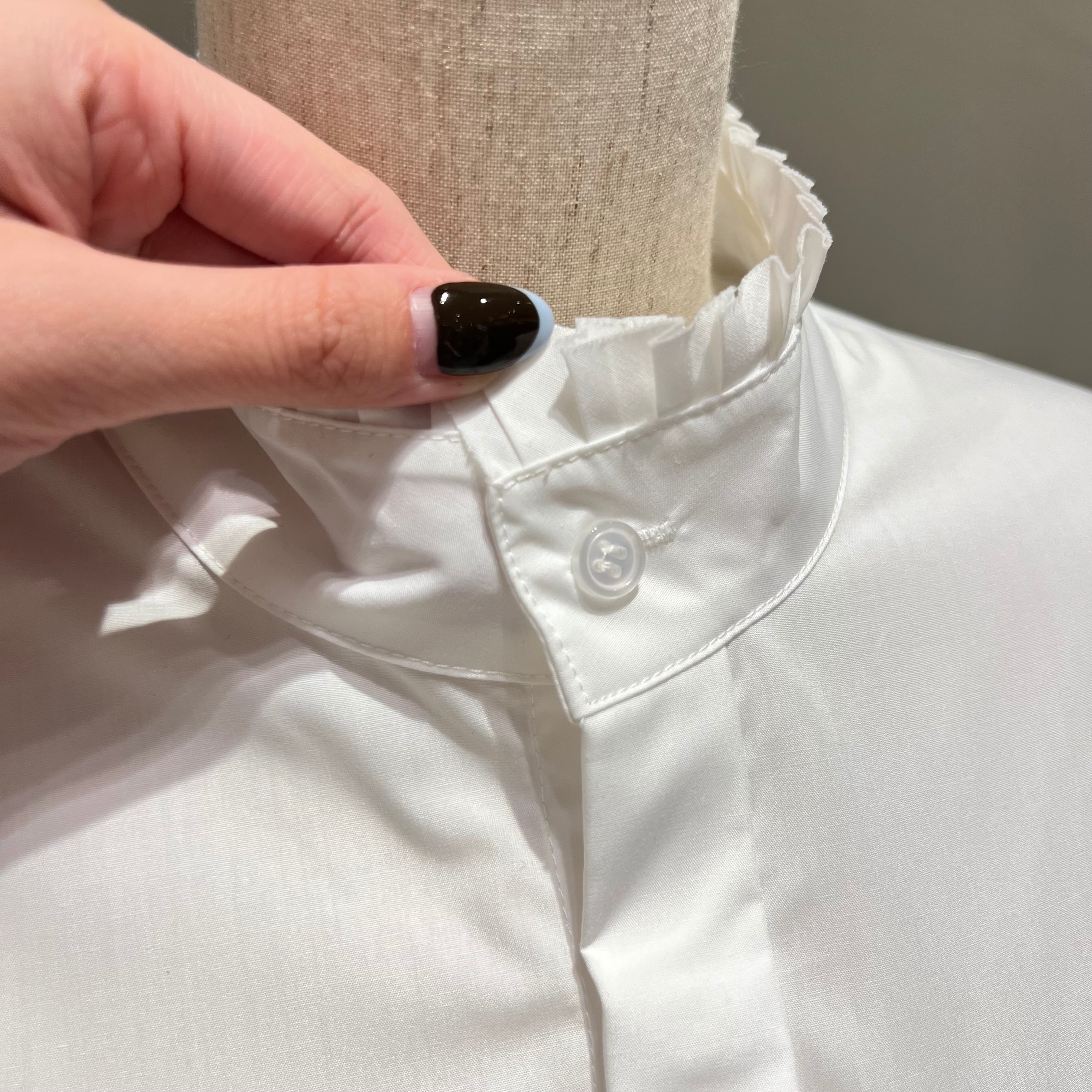 THOMAS MAGPIE/ハイネックフリルデザインオーバーシャツ | 20ｰtwentyｰ