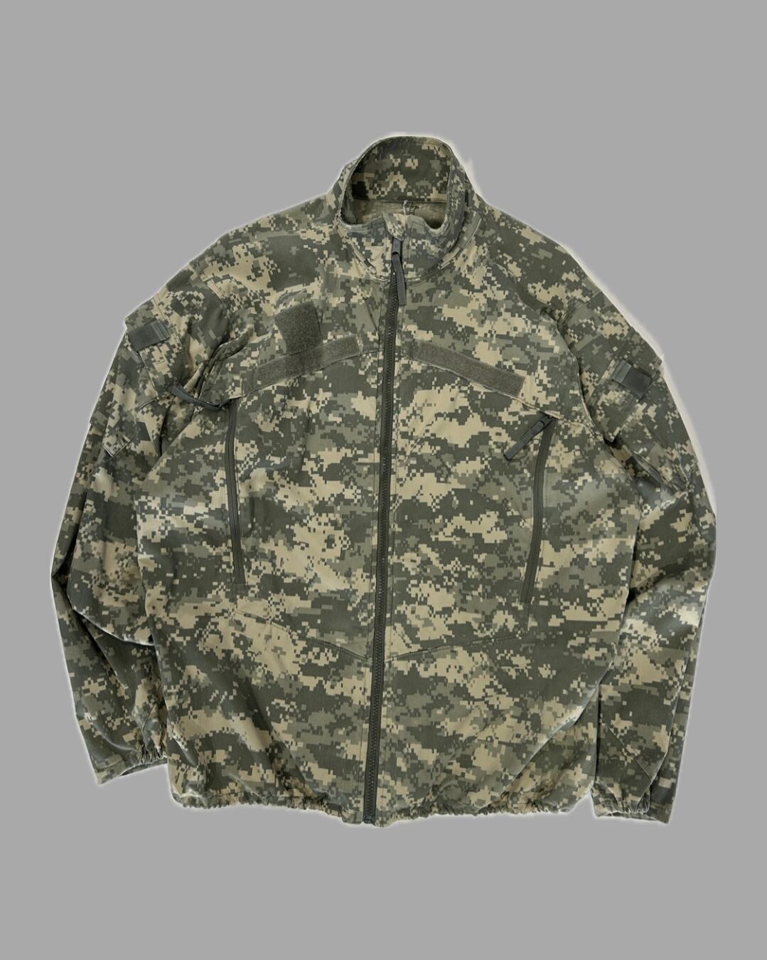 SUPREME SPELLOUT EMBROIDERED RIPSTOP TRACK JACKET-WOODLAND CAMO