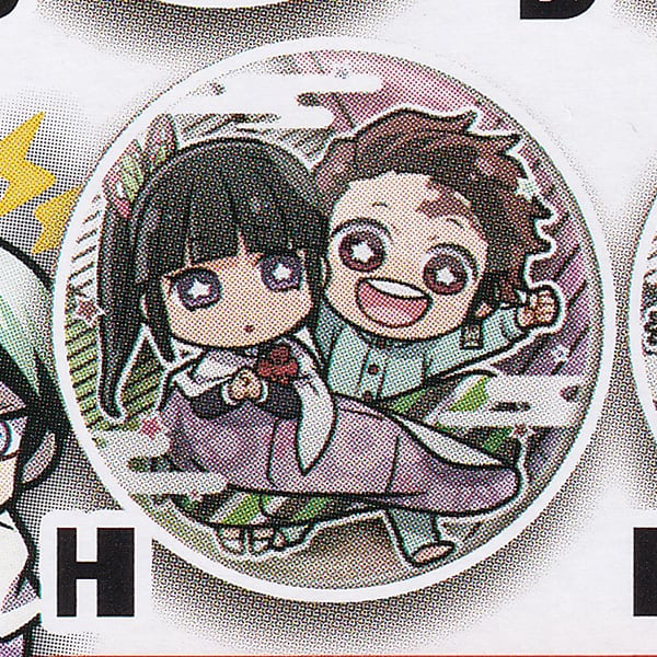 H 竈門 炭治郎＆栗花落 カナヲ （鬼滅の刃 キャラばんちょうこう 缶