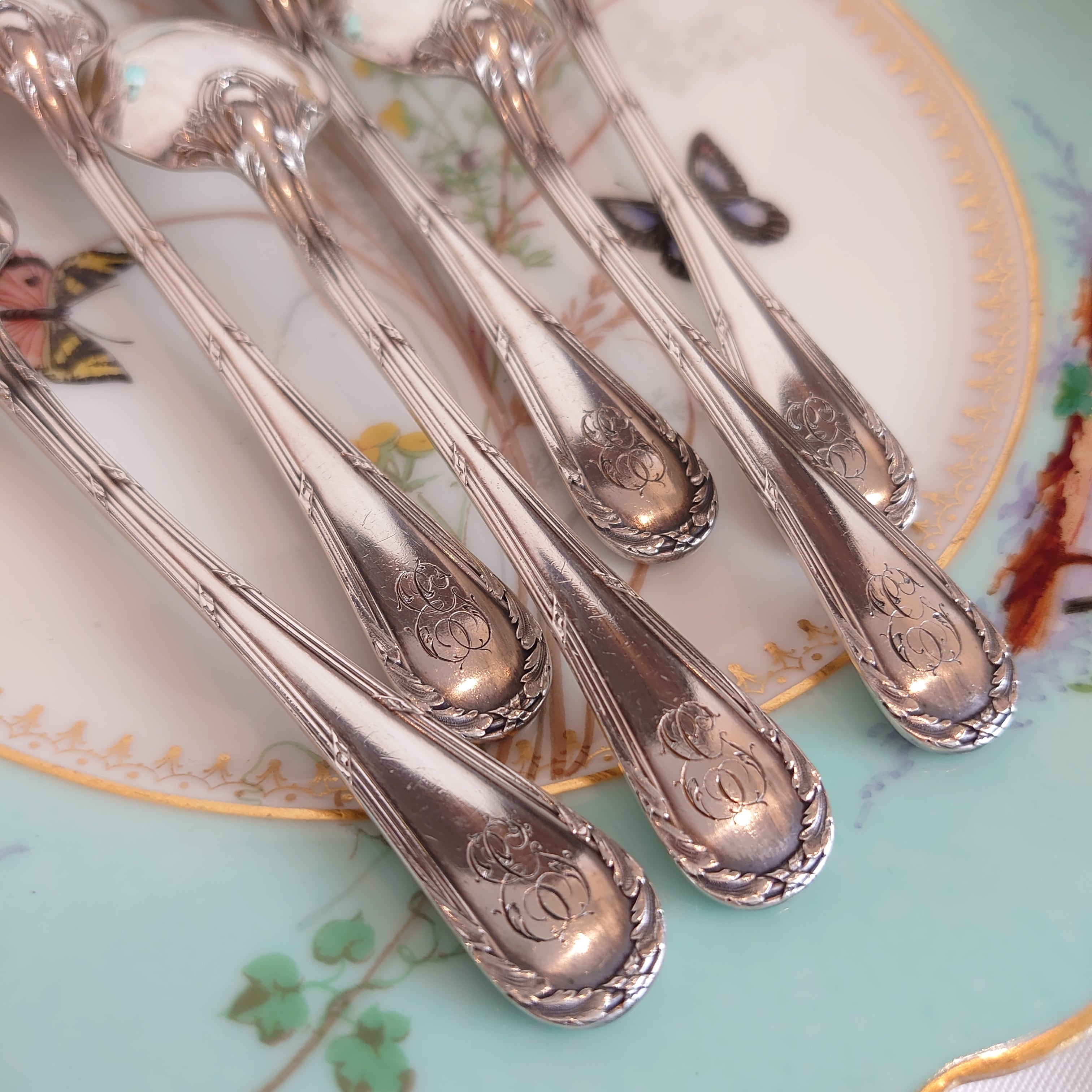 ピュイフォルカ puiforcat spoon 6本組 silver950 | アンティーク