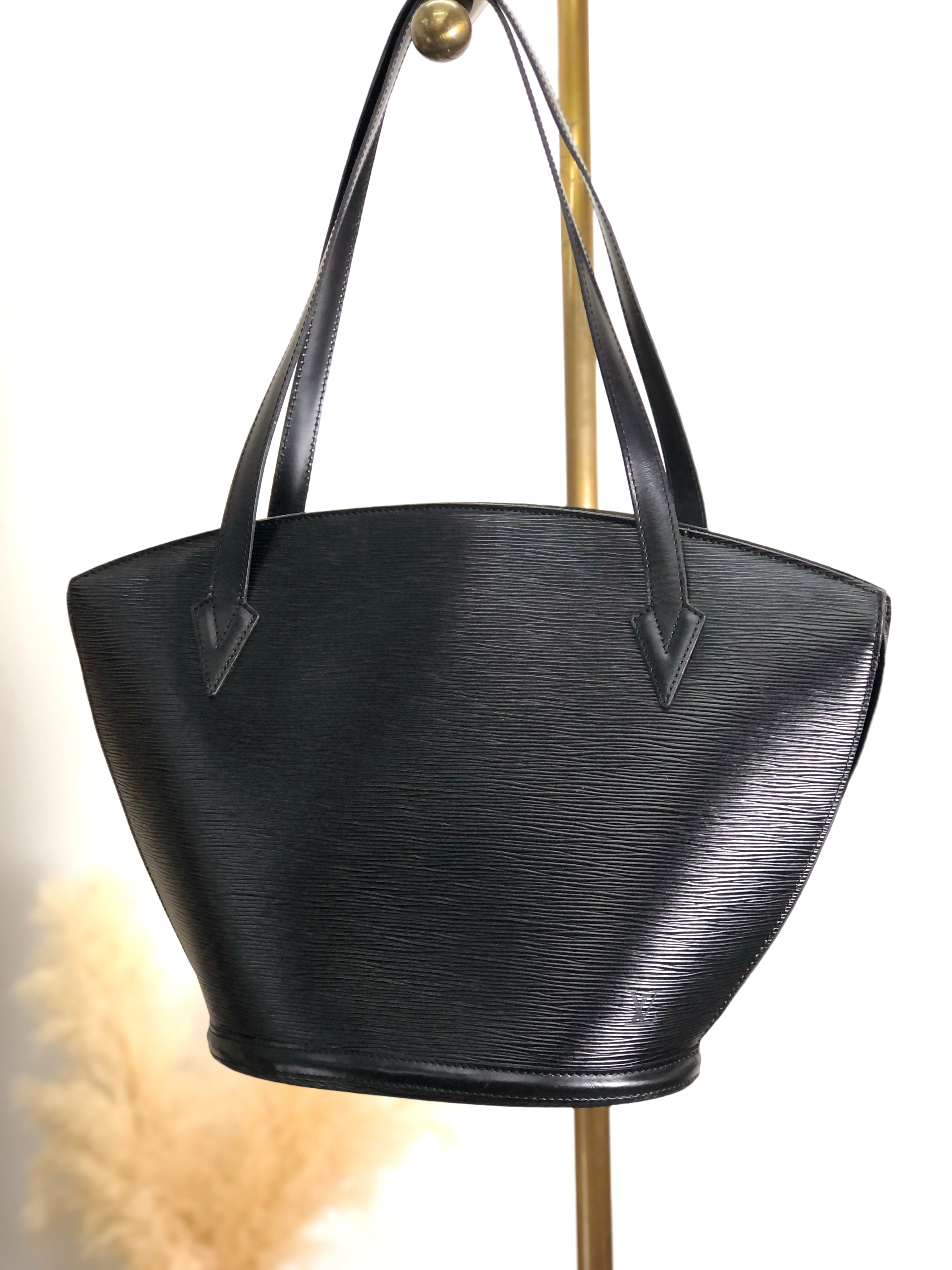 LOUIS VUITTON ルイヴィトン エピ トートバッグ ブラック レザー