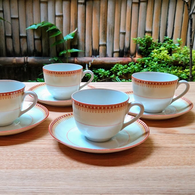 オールドノリタケ デミタス カップ＆ソーサー コーヒー RC☆印 1934