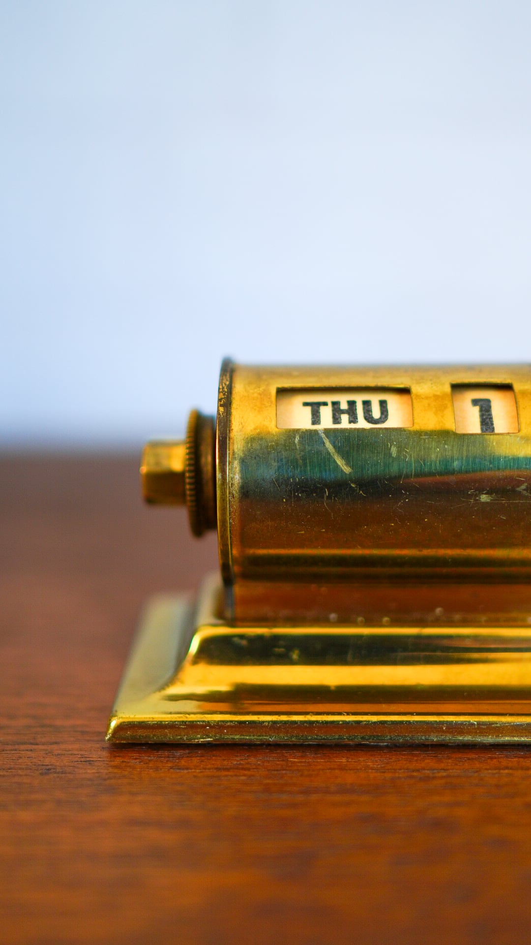 1940-1950s】PARK SHERMAN パークシャーマン 卓上カレンダー 円柱型