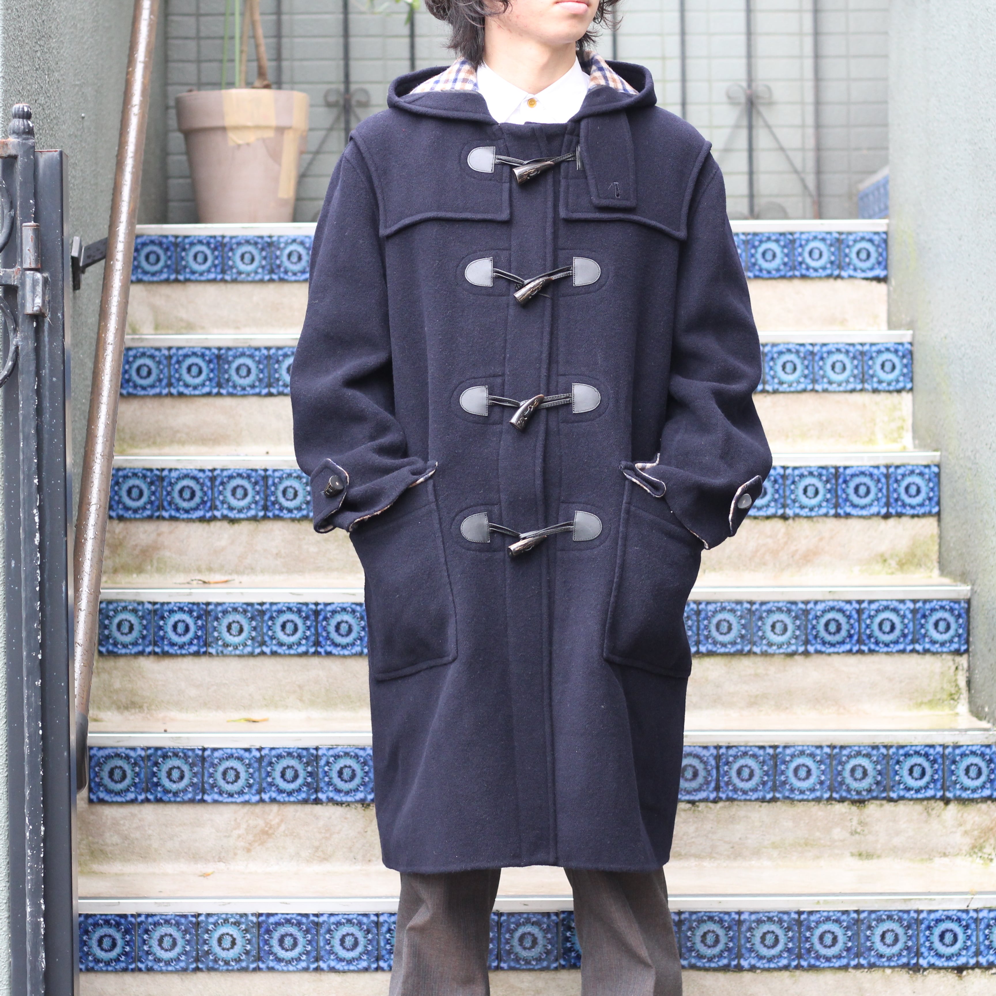 Aquascutum WOOL DUFFLE COAT MADE IN JAPAN/アクアスキュータムウール