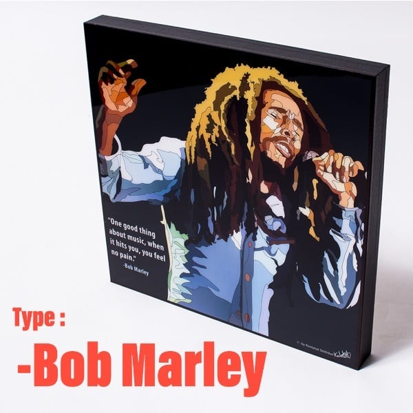Bob Marley (1) ボブ マーリー「ポップアートパネル Keetatat