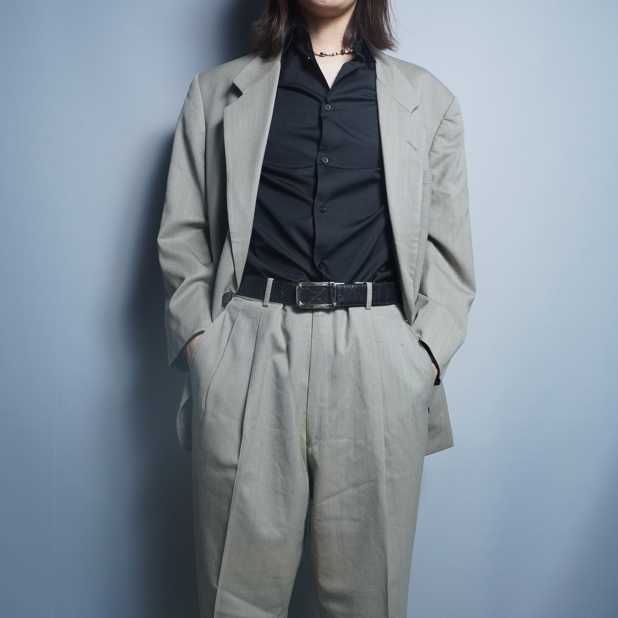 Christian Dior】クリスチャンディオール ウールセットアップスーツ