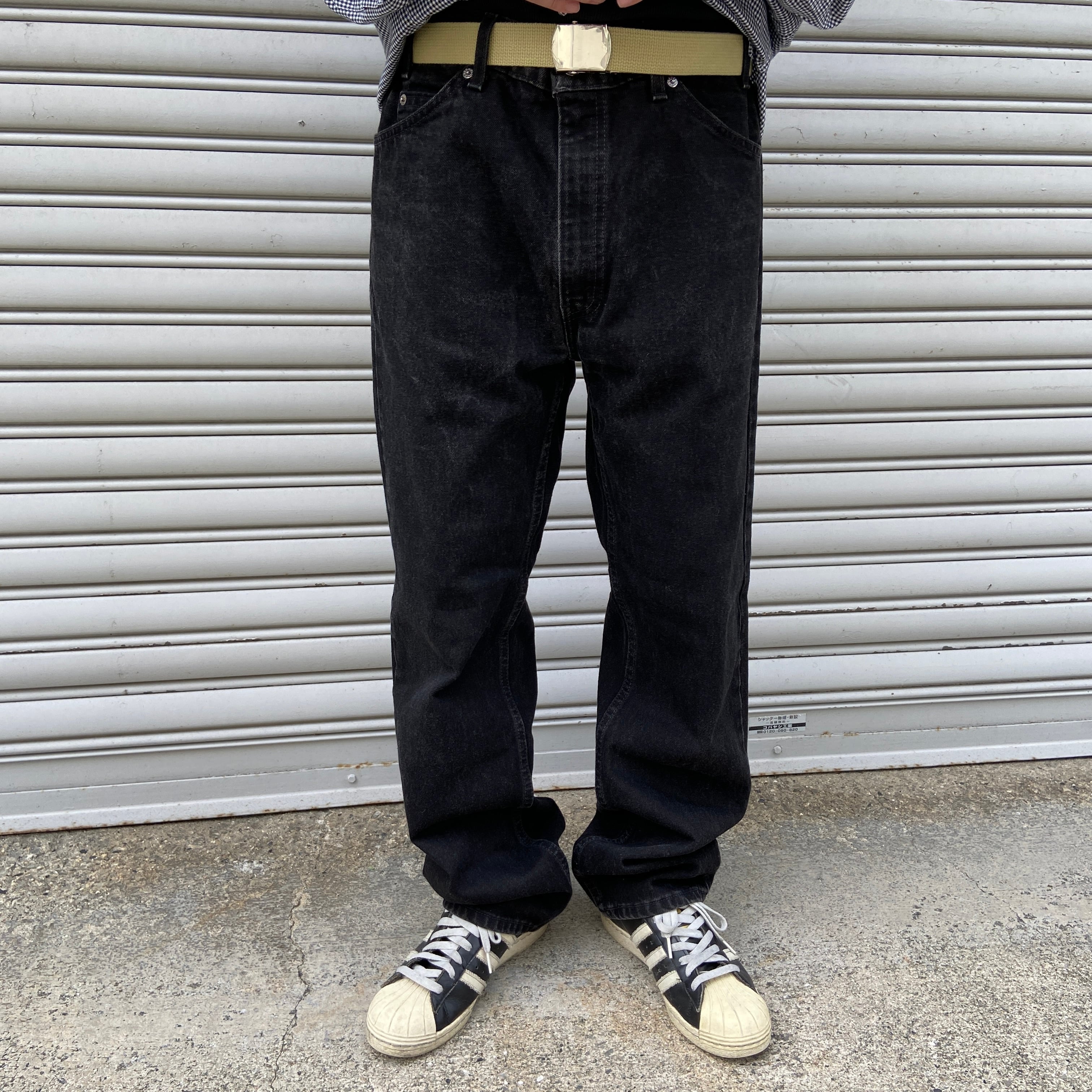 90s USA製 Levi's リーバイス 505 ブラックデニム W36L30 | 古着屋 Uan