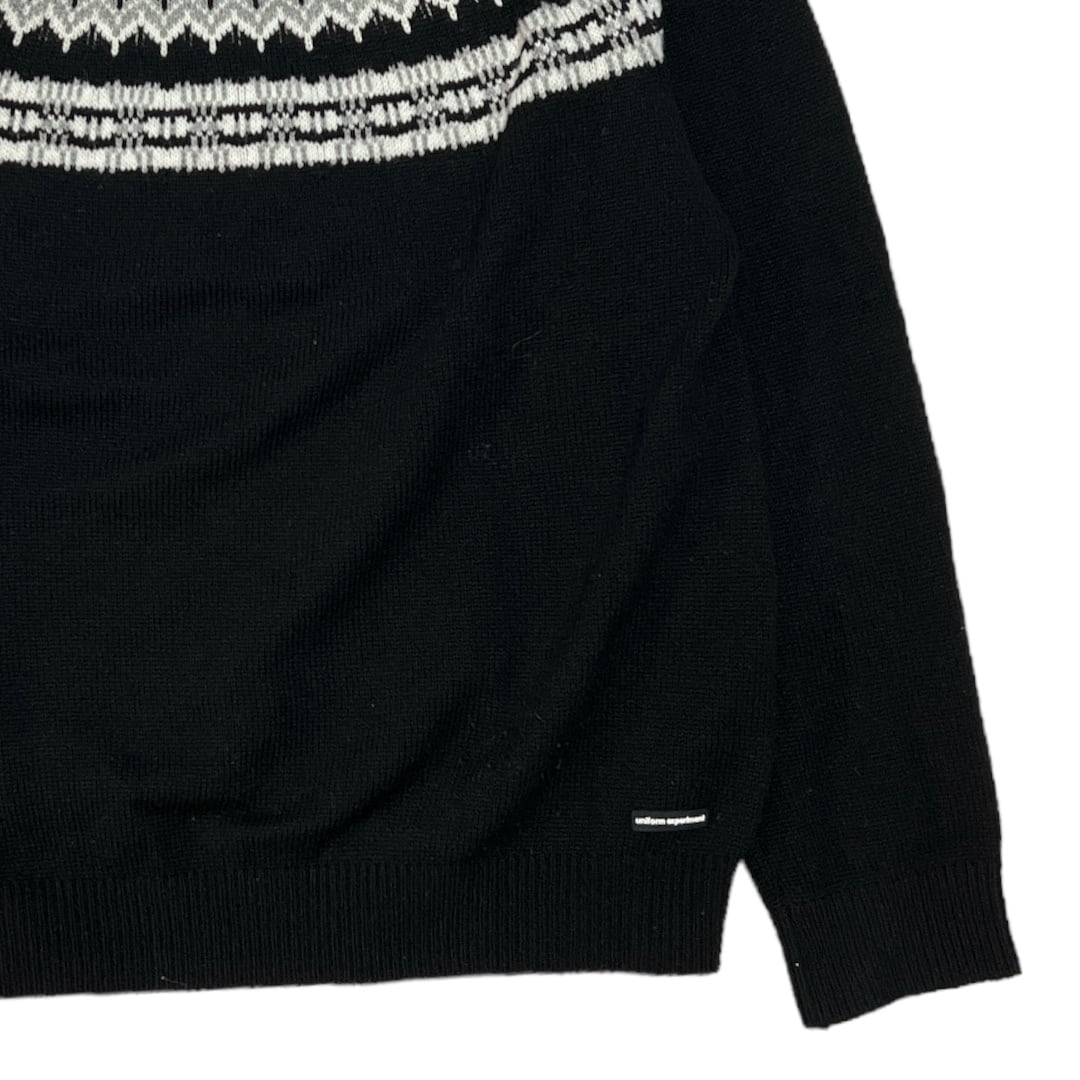 UNIFORM EXPERIMENT 22AW Nordic Pullover Knit (藤原ヒロシ着用） | A