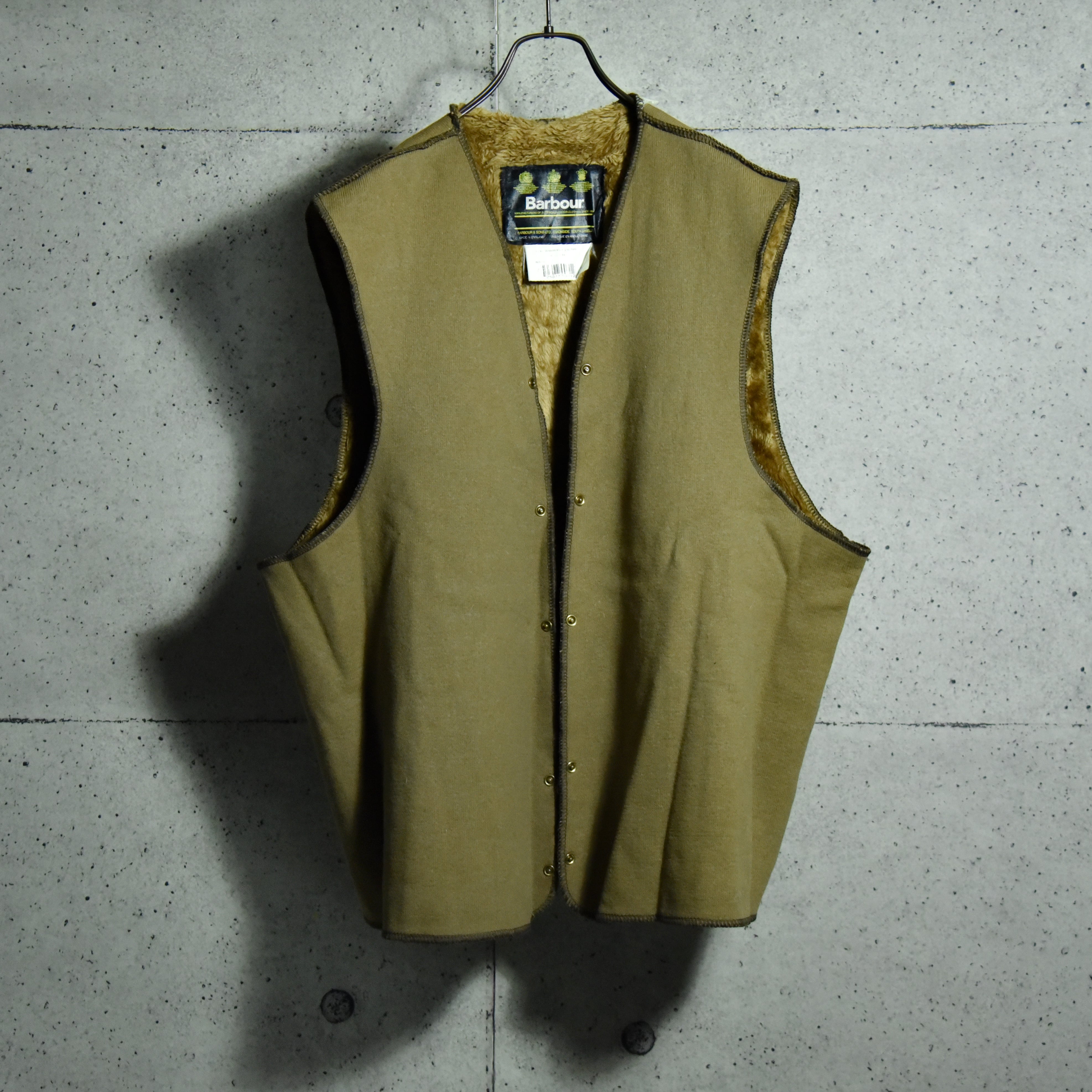 90s Barbour Boa Liner Vest バブアー ボアライナー パイル ライナー