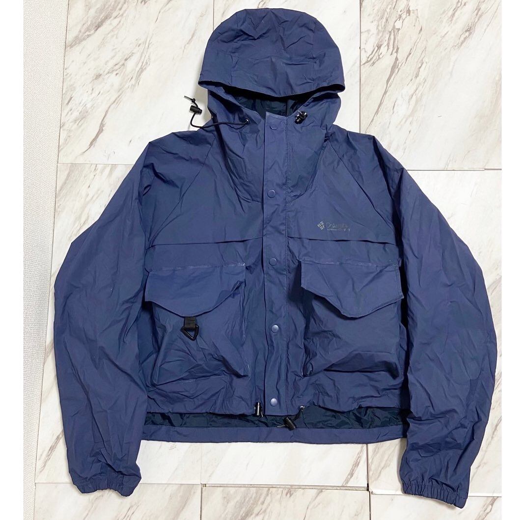 90s 〜 00s columbia pfg pvc navy wading jacket | protocol