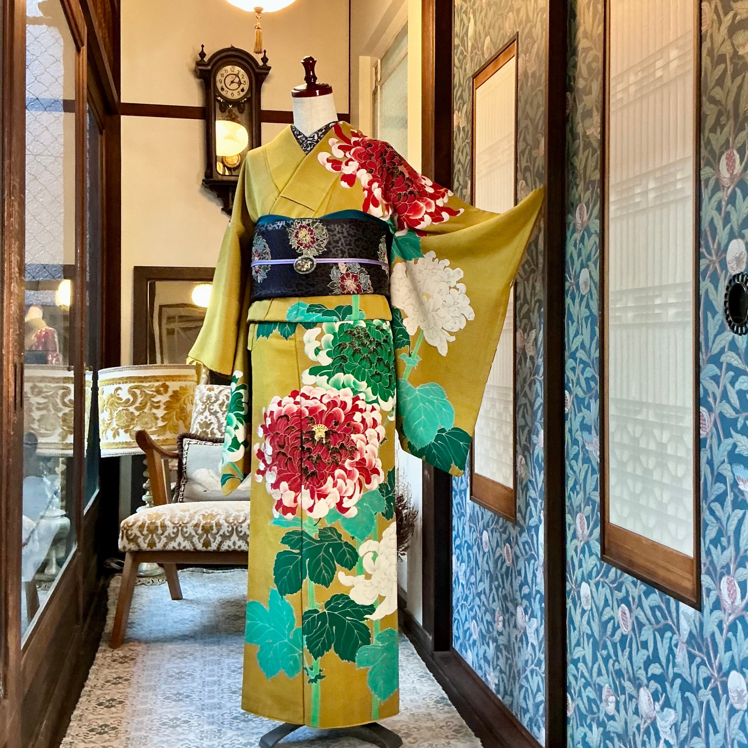 アンティーク訪問着、付下げ | kimono tento