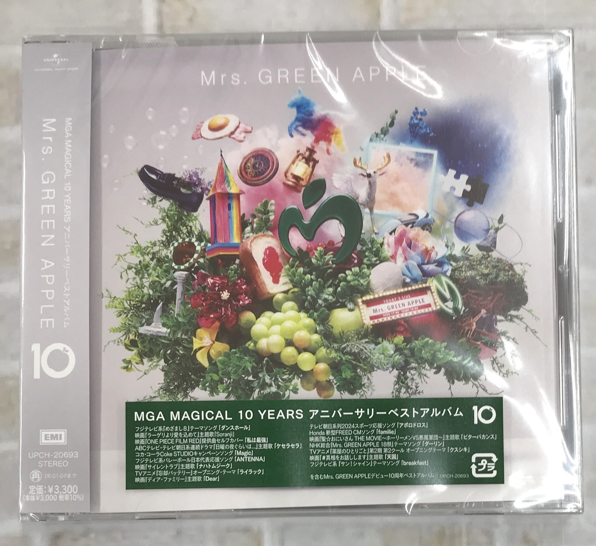 Mrs．GREEN APPLE / 10 / 初回限定盤 (CD+DVD) | 最北