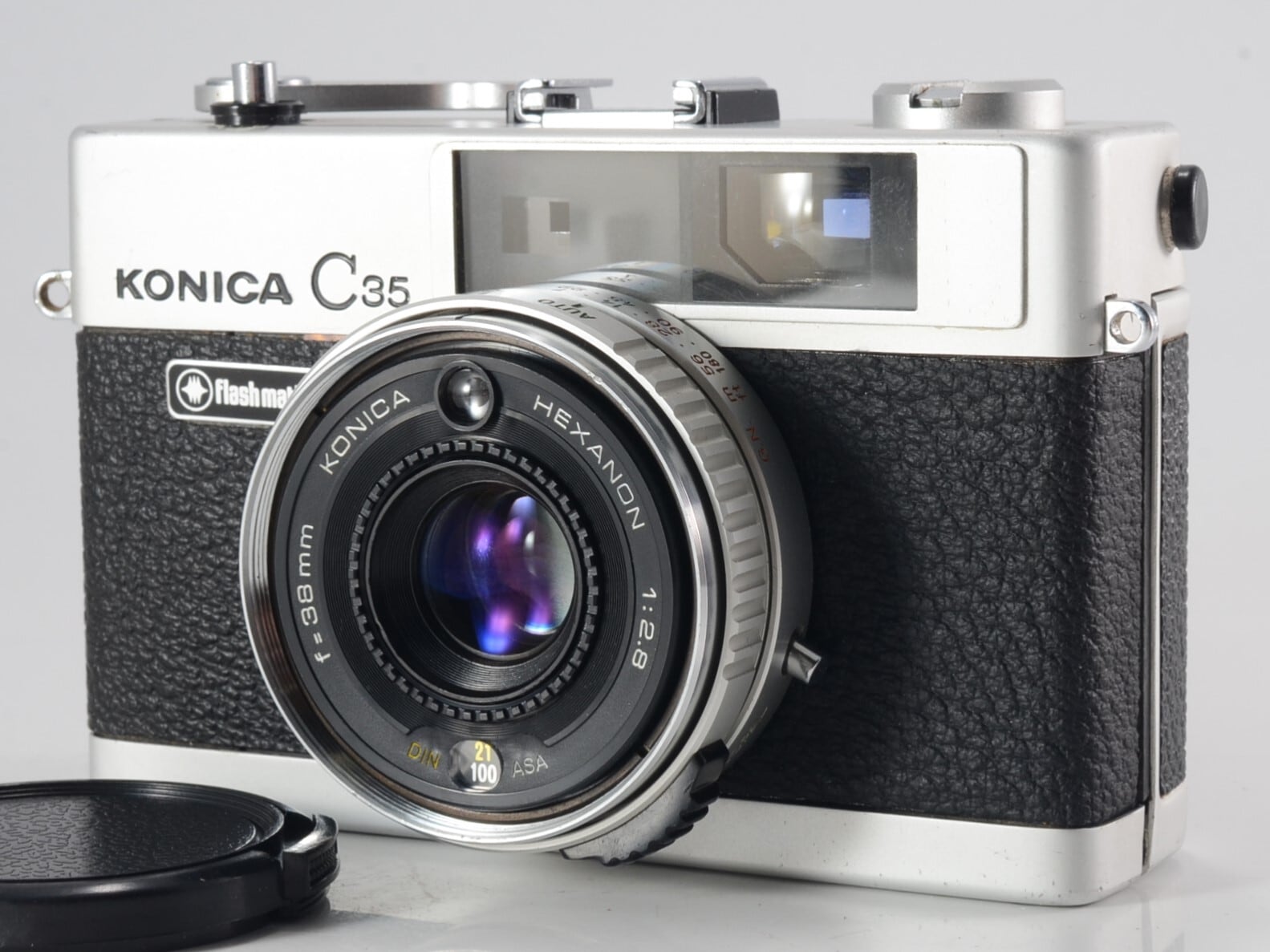 KONICA C35 Flash matic / HEXANON 38mm F2.8 整備済 コニカ (60453