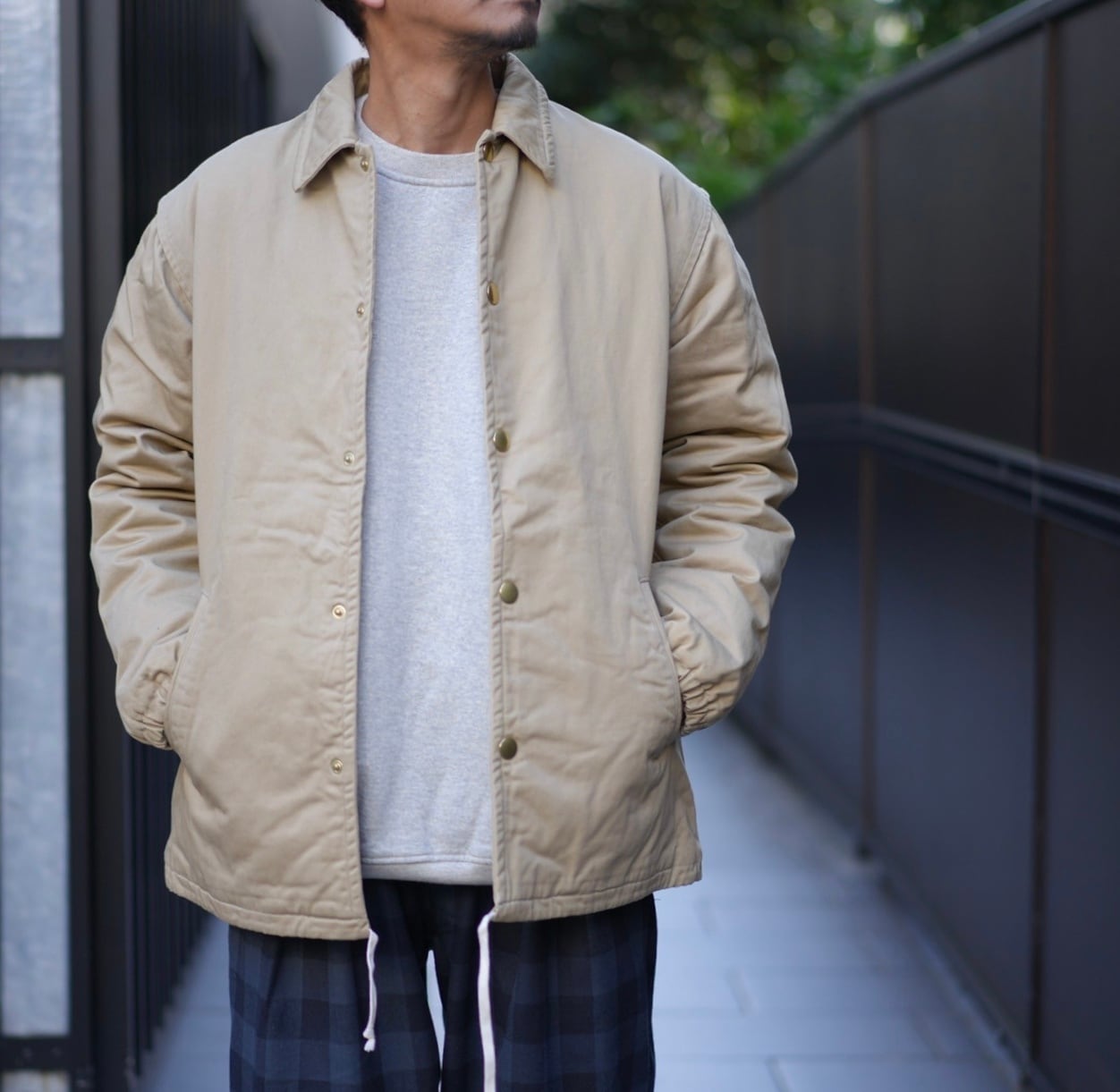 Sans limite(サンリミット) / チノクロスコーチジャケット -beige