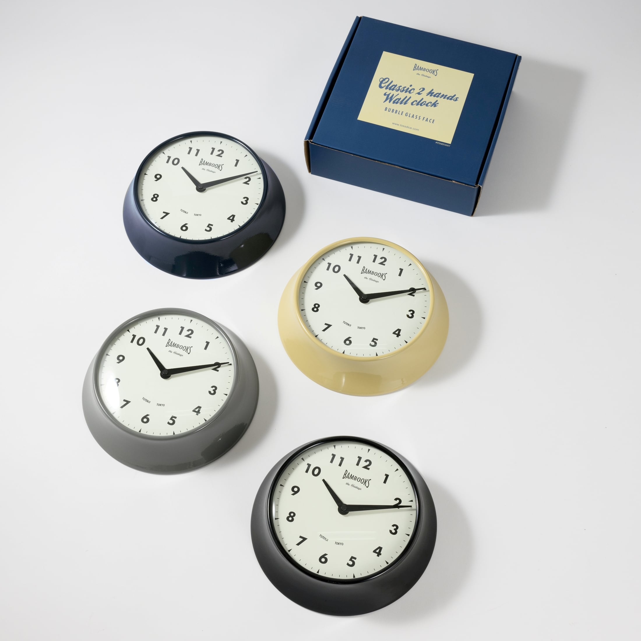 CLASSIC 2 HANDS WALLCLOCK | BamBooks the Heritage