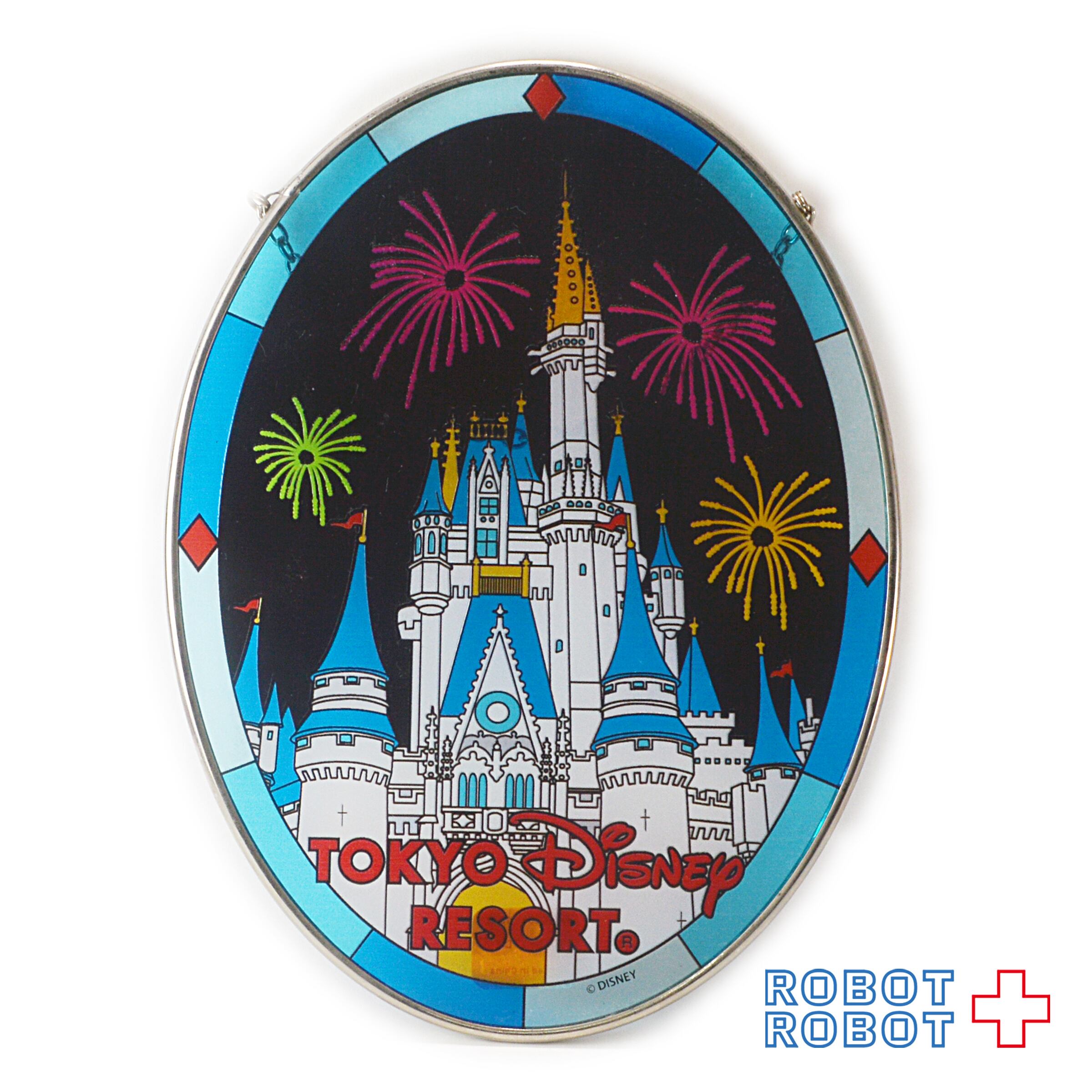 TDR 東京ディズニーランド シンデレラ城 楕円形 ステンドグラス