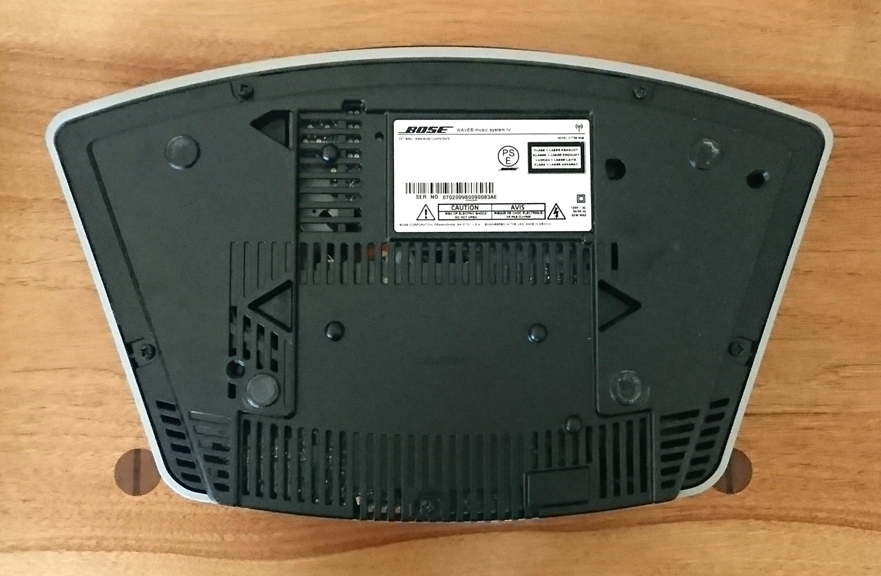 動作確認済】BOSE Wave SoundTouch IV プラチナムシルバー 中古良品