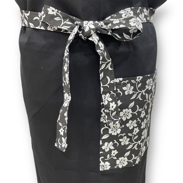 DEAN&DELUCA】ハワイ限定 エプロン 首紐調整タイプ 黒 ブラック