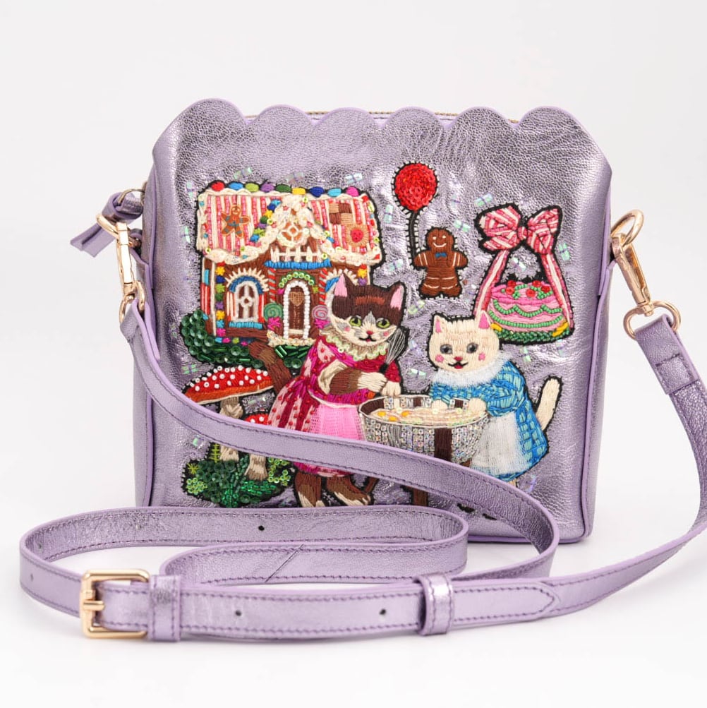 スカラップショルダーバッグ House of candy(lavender) | tamaobazaaar