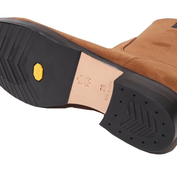 BACK ZIP BOOTS - SUEDE (BROWN) / RUDE GALLERY | CROSS ROAD BLUES