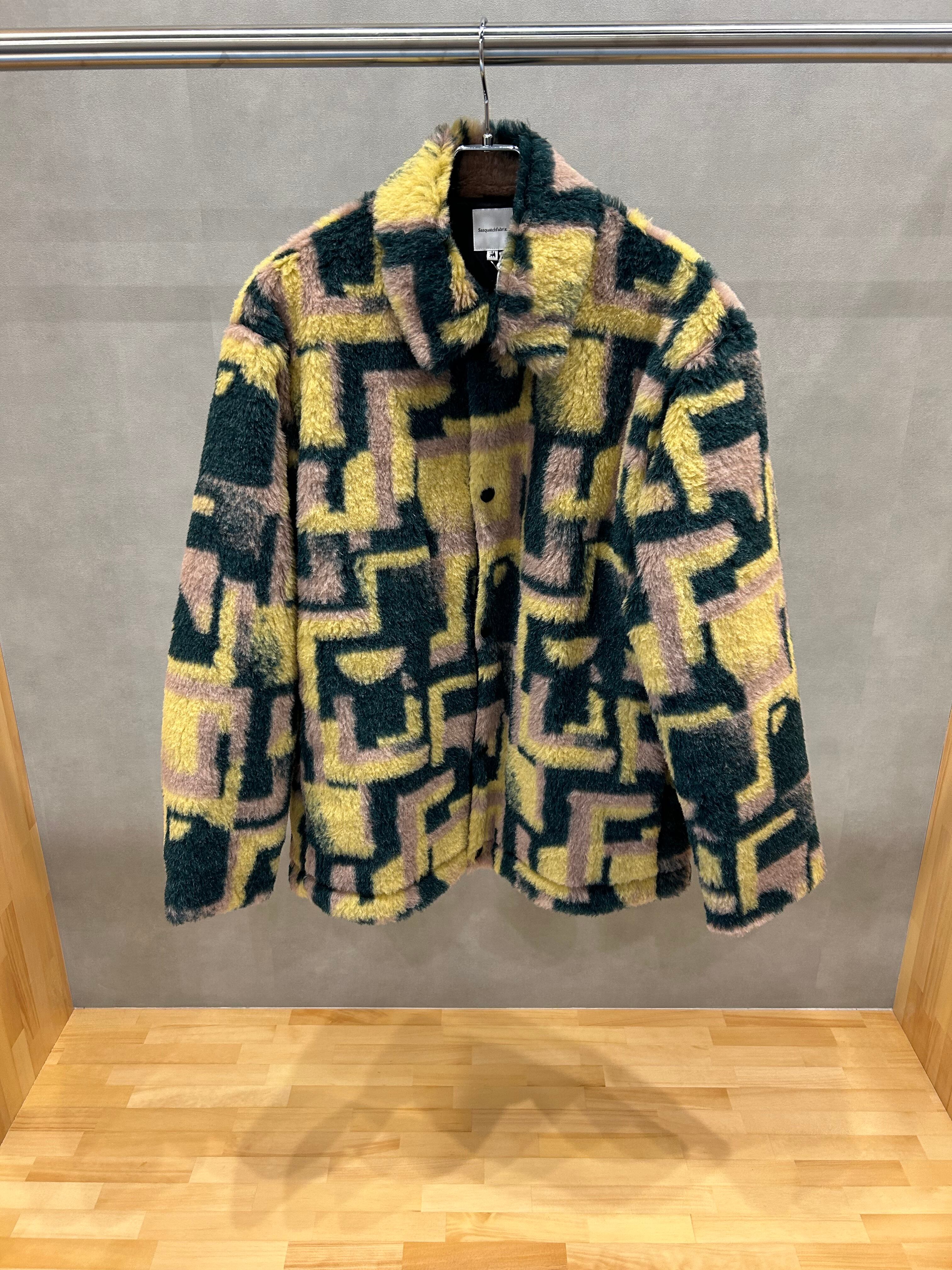 Sasquatchfabrix.】FUR COACH JACKET JAH GREEN | delhezi