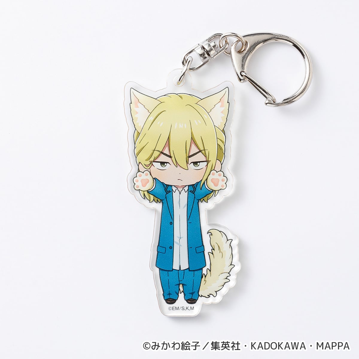 忘却バッテリー】のび猫アクリルキーホルダー（制服Ver. 藤堂 葵