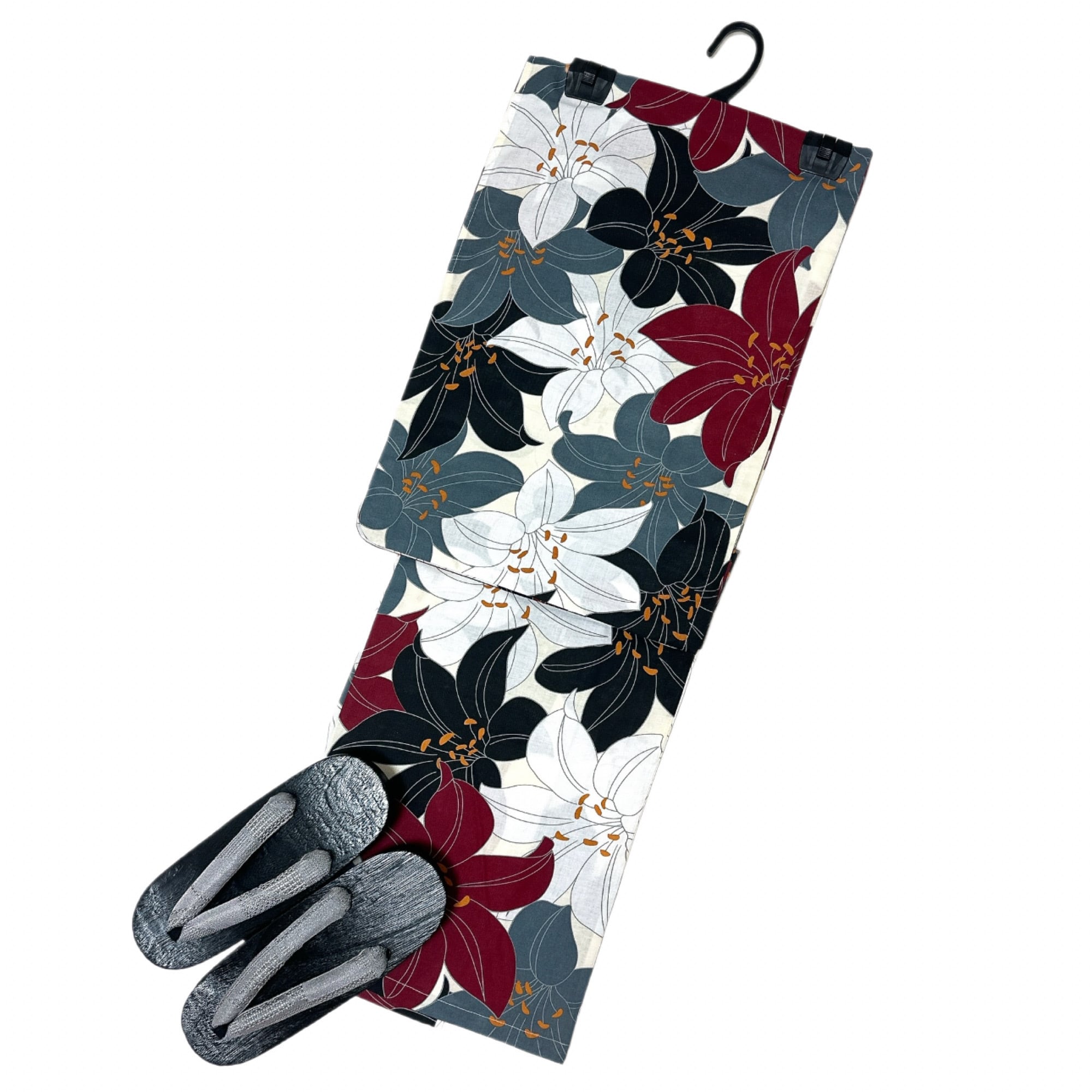 浴衣ジェンヌ 浴衣3点セット 二部式 セパレート浴衣 結び帯 作り帯