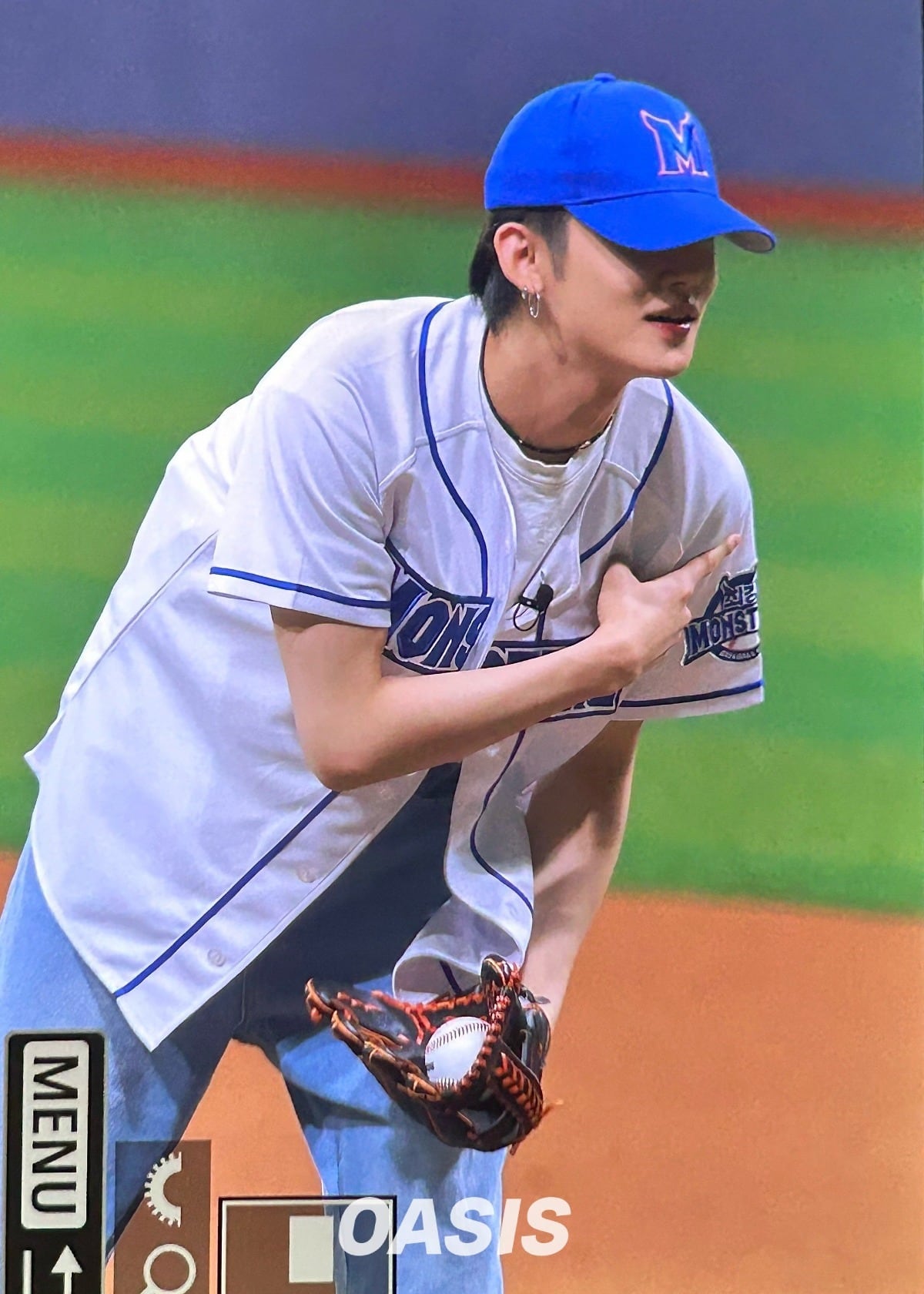 ☆TXT ヨンジュン 着用！！【MOSTER】最強野球 アセンティック ホーム