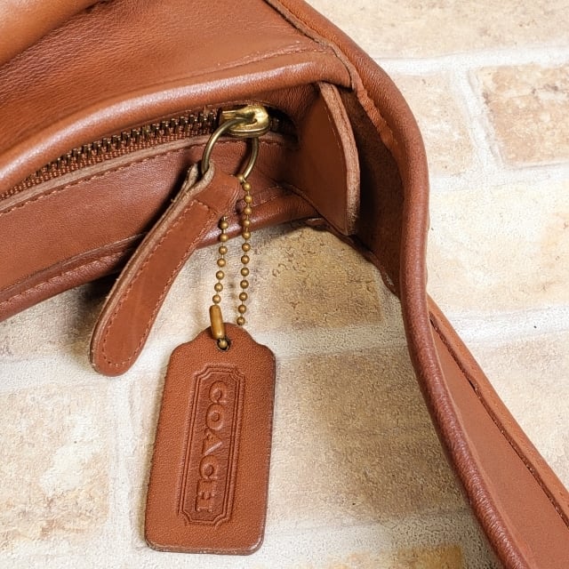 オールドコーチ ☆ USA製 ターンロック レザー ショルダーバッグ