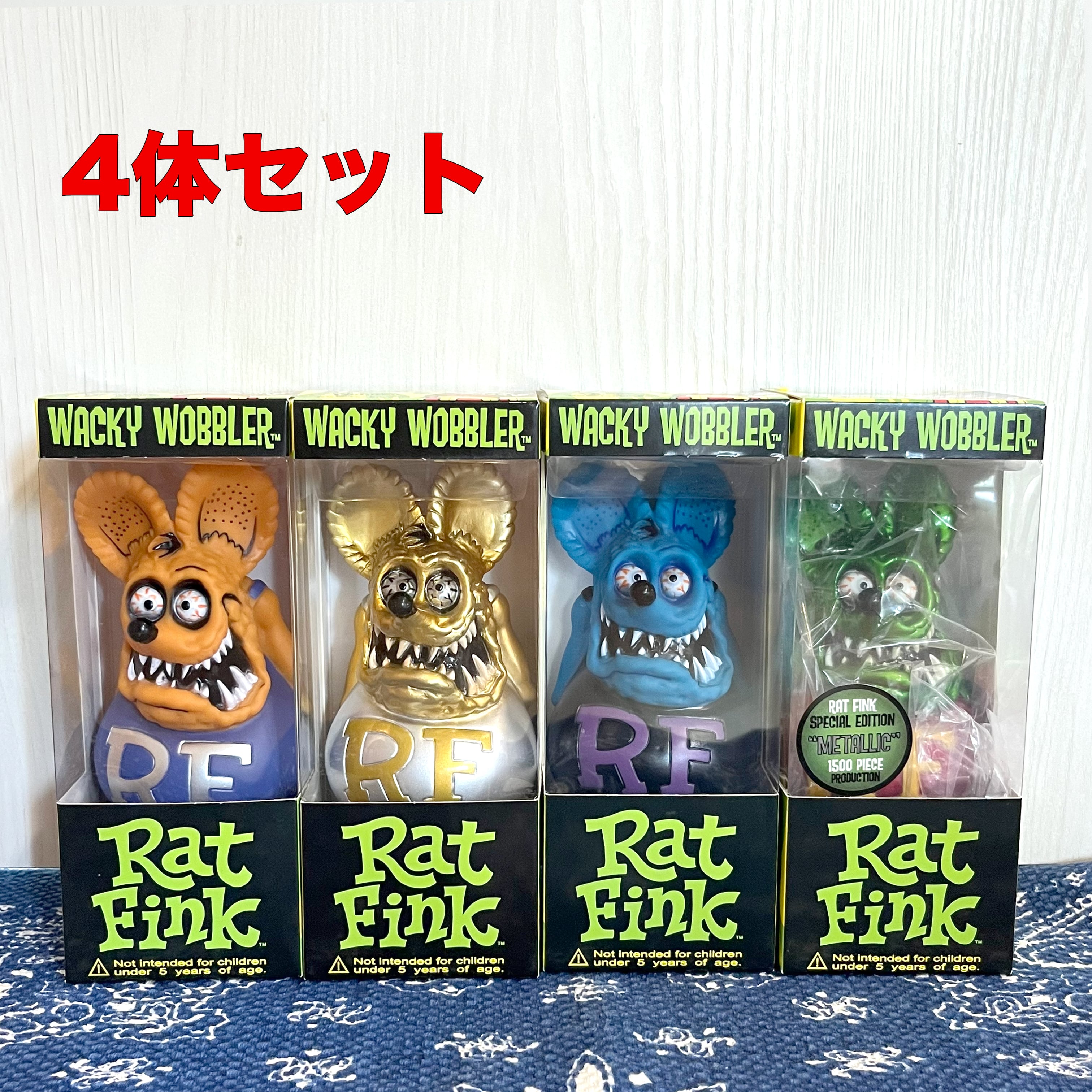 Funko ラットフィンク ボビングヘッド セット アメリカン雑貨 新品 RAT