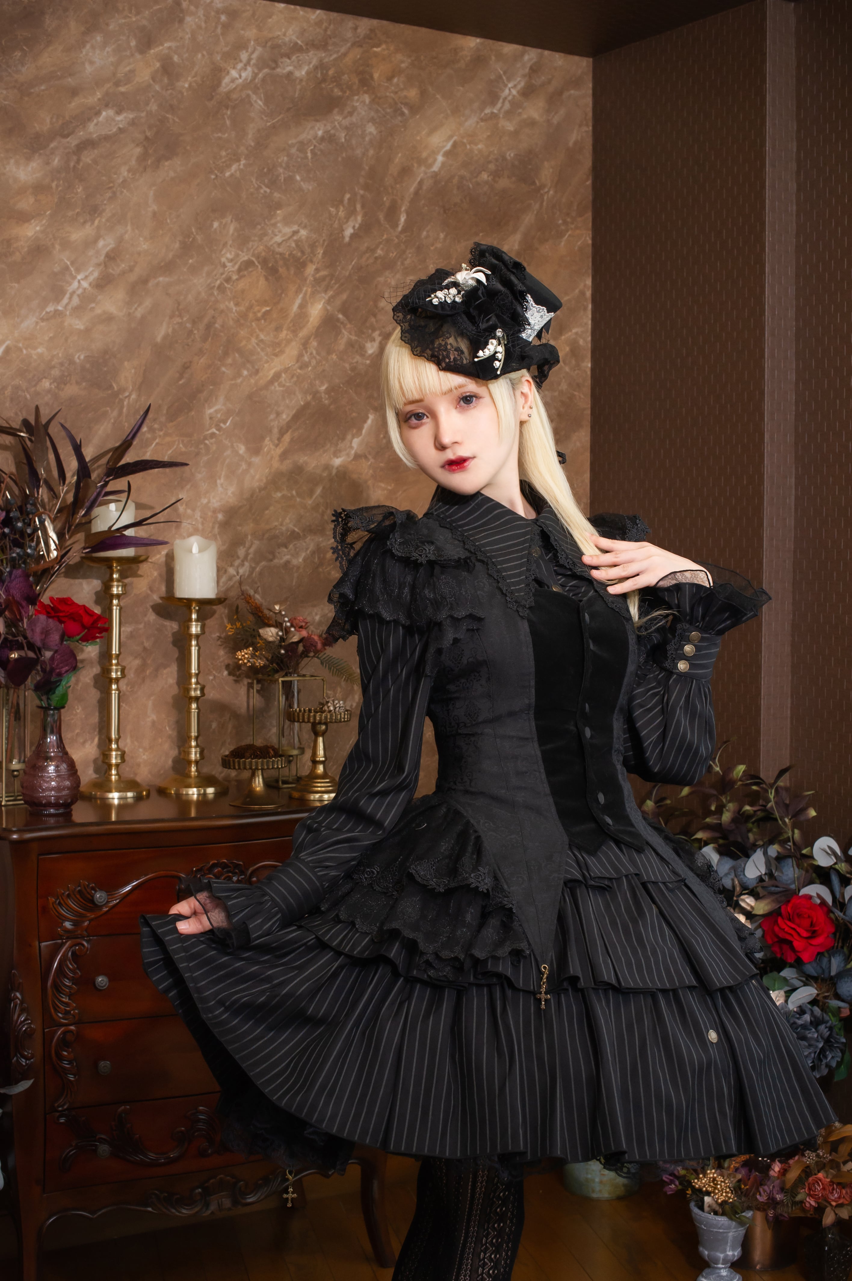 リリィ・リドル ティアードワンピース | HoshibakoWorks