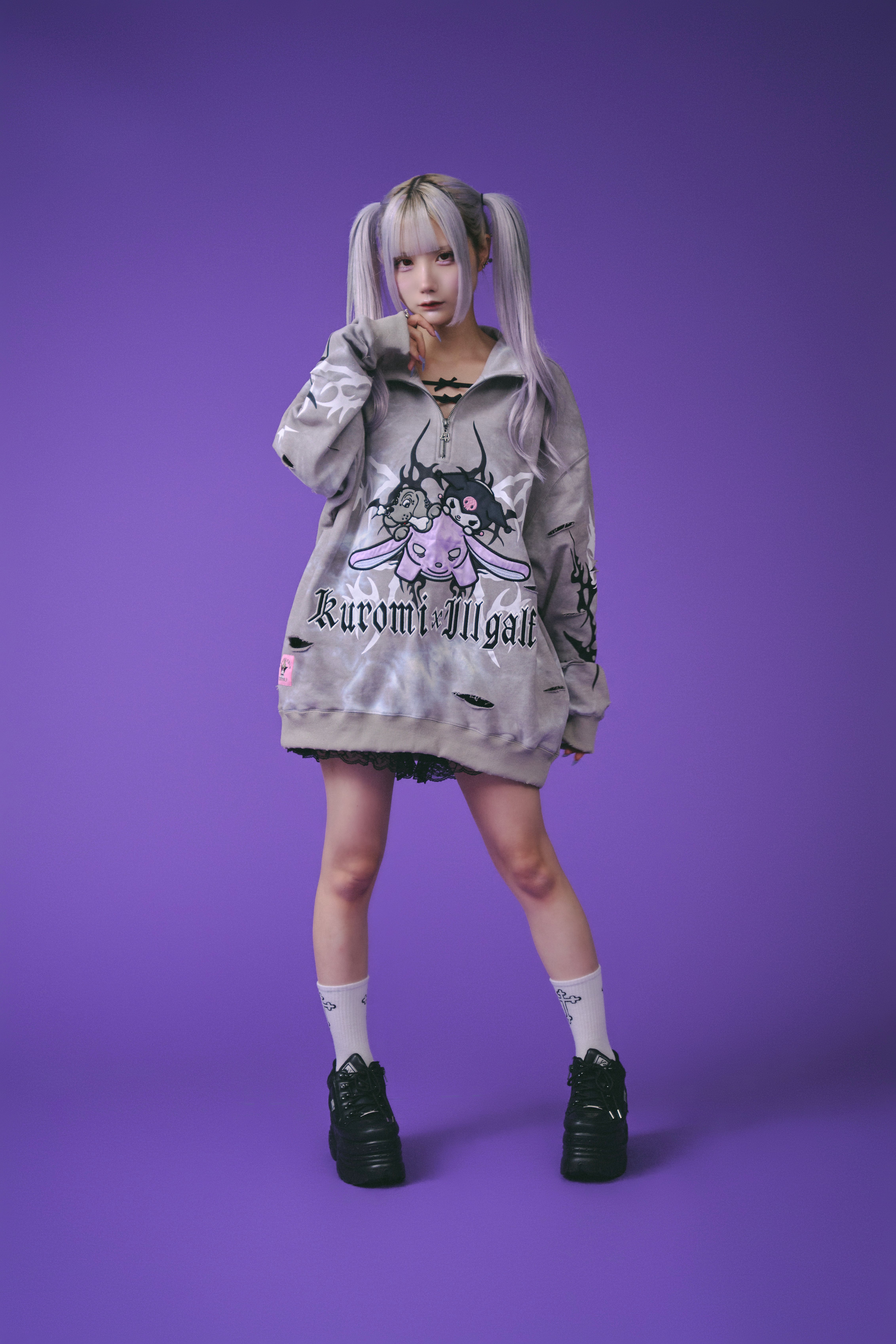 イルガルフィームラ染めハーフZIP」 | KRY clothing