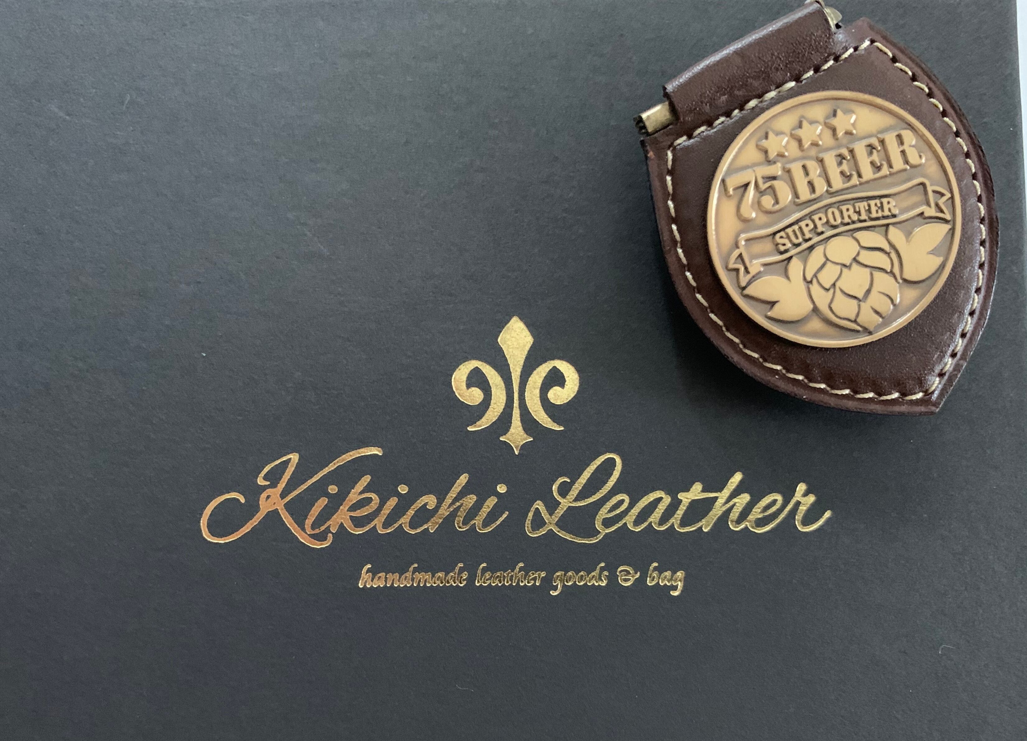 75BEERセミナー修了バッジ用 本牛革製台布 | OKINAWA