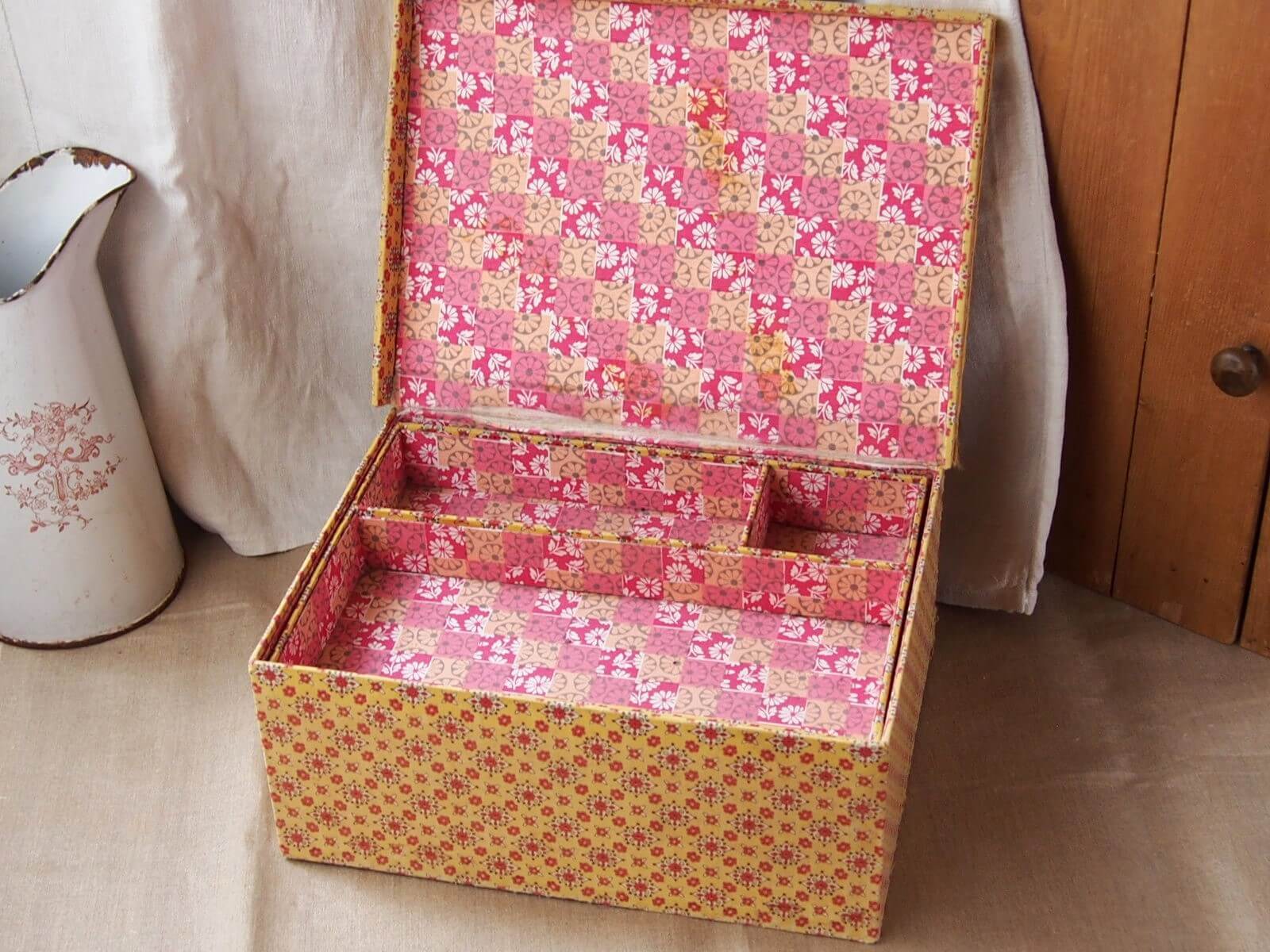 フランスアンティーク カルトナージュボックス | Bonny Bee