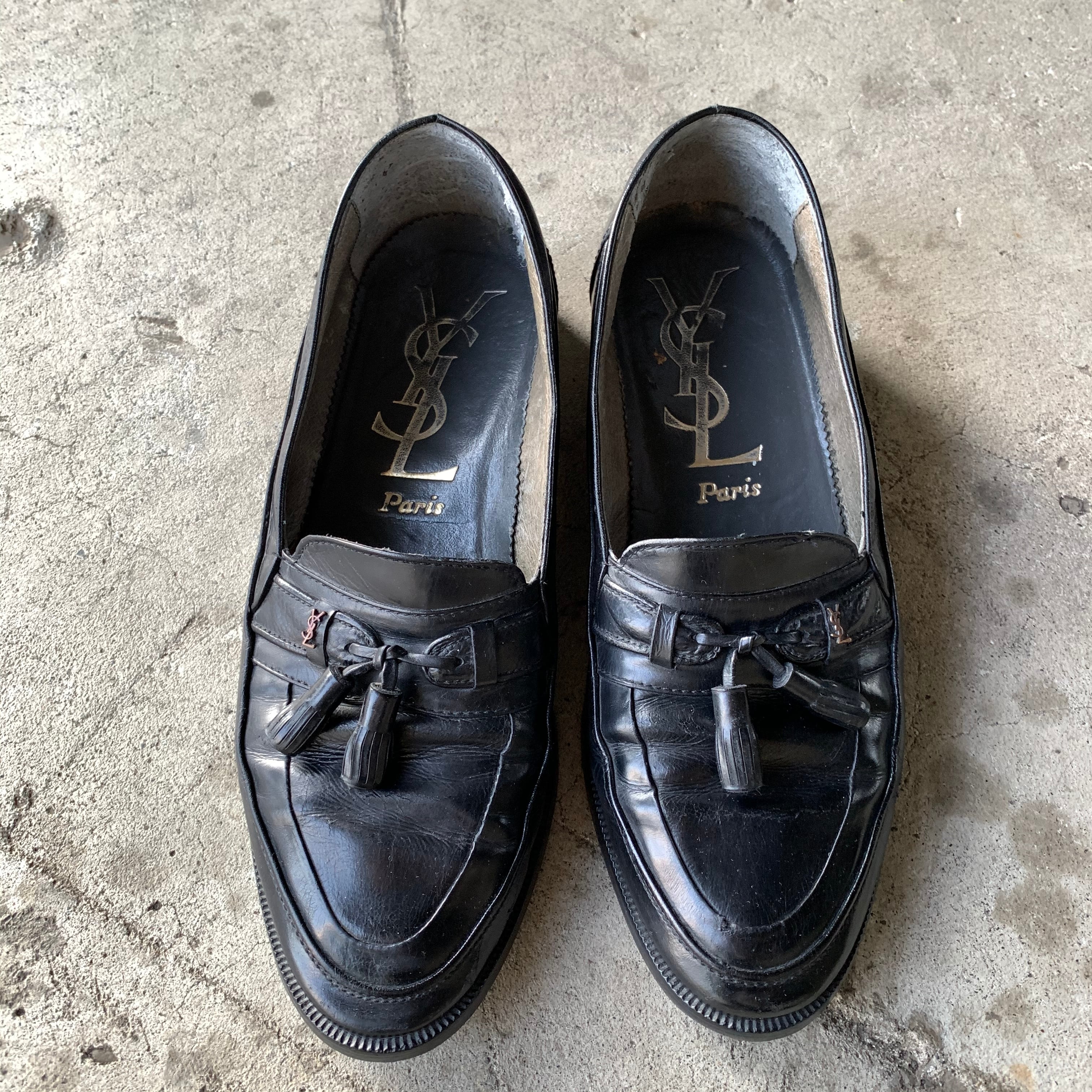 ヴィンテージ イヴ・サンローラン タッセルローファー #385