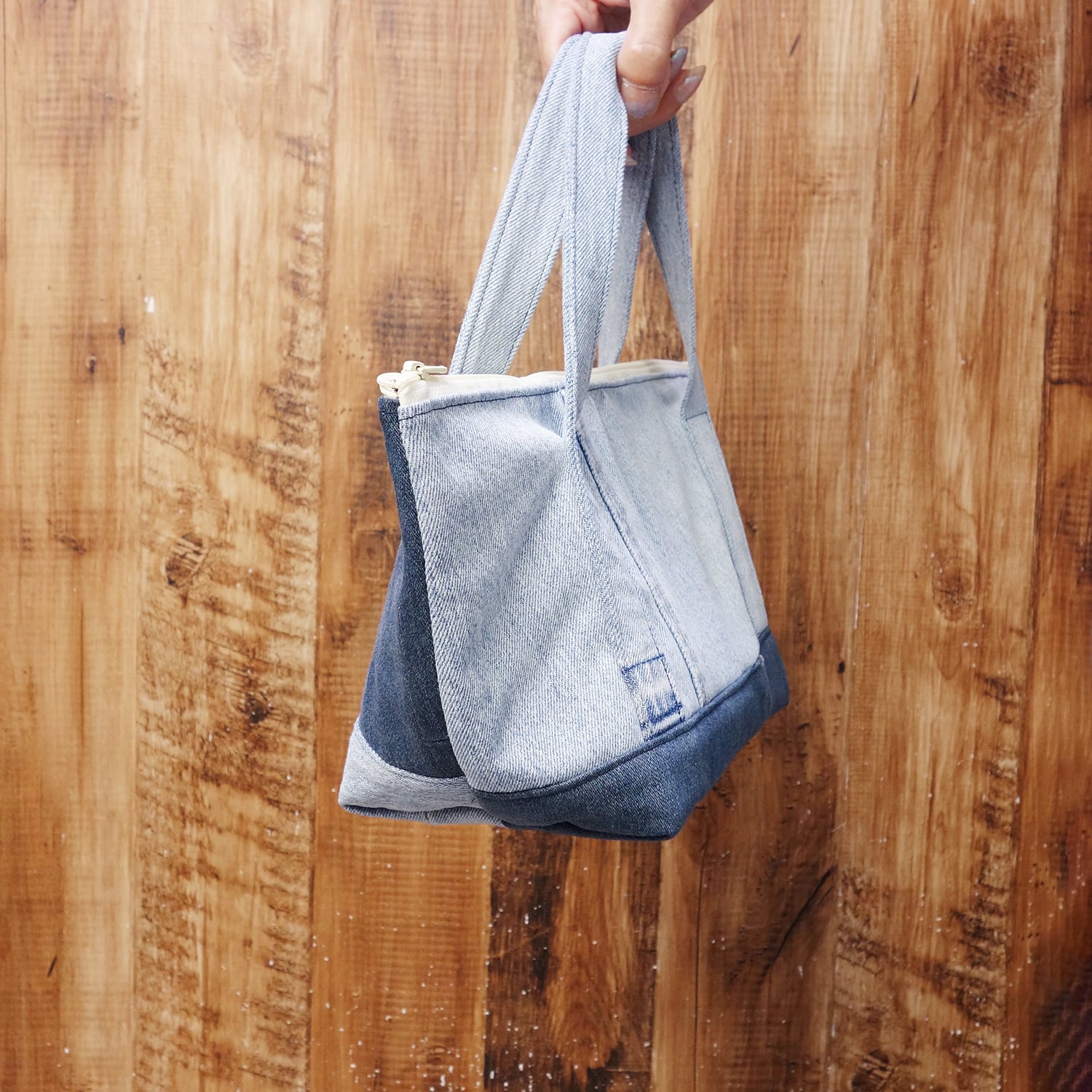 ランチバッグ リメイクデニム デニムバッグ | DENIMCLUB